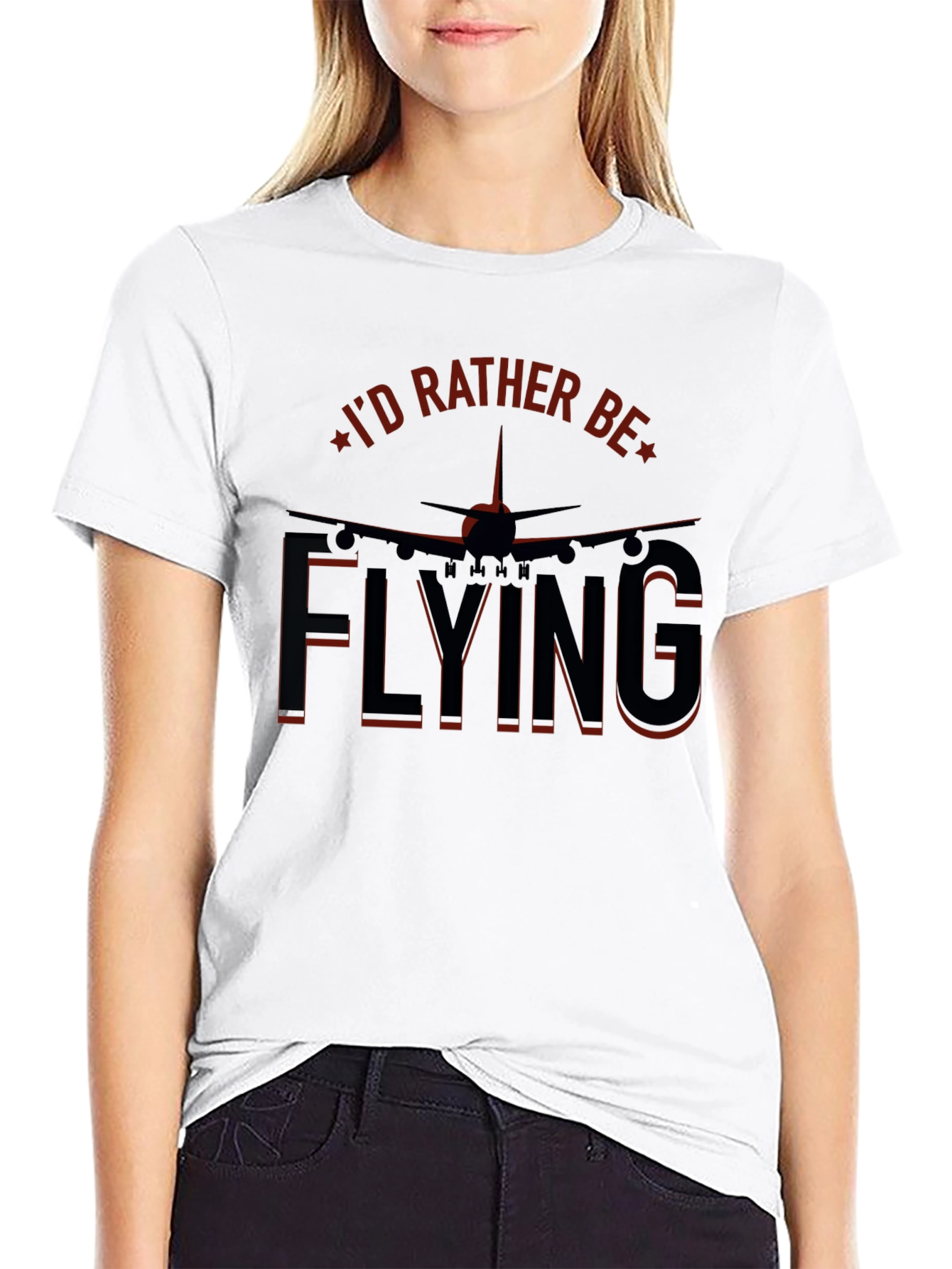 Id Rather Be Flying T-Shirt