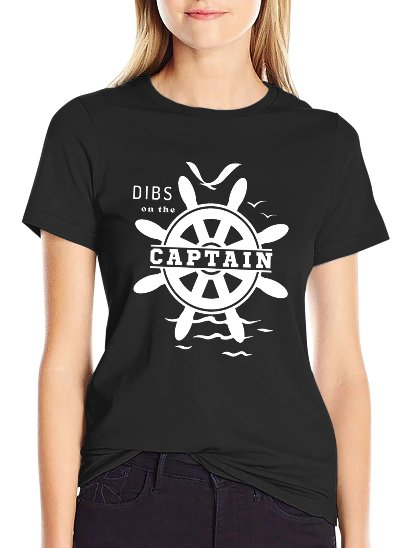 Dibs on the Captain T-Shirt Nautical Theme