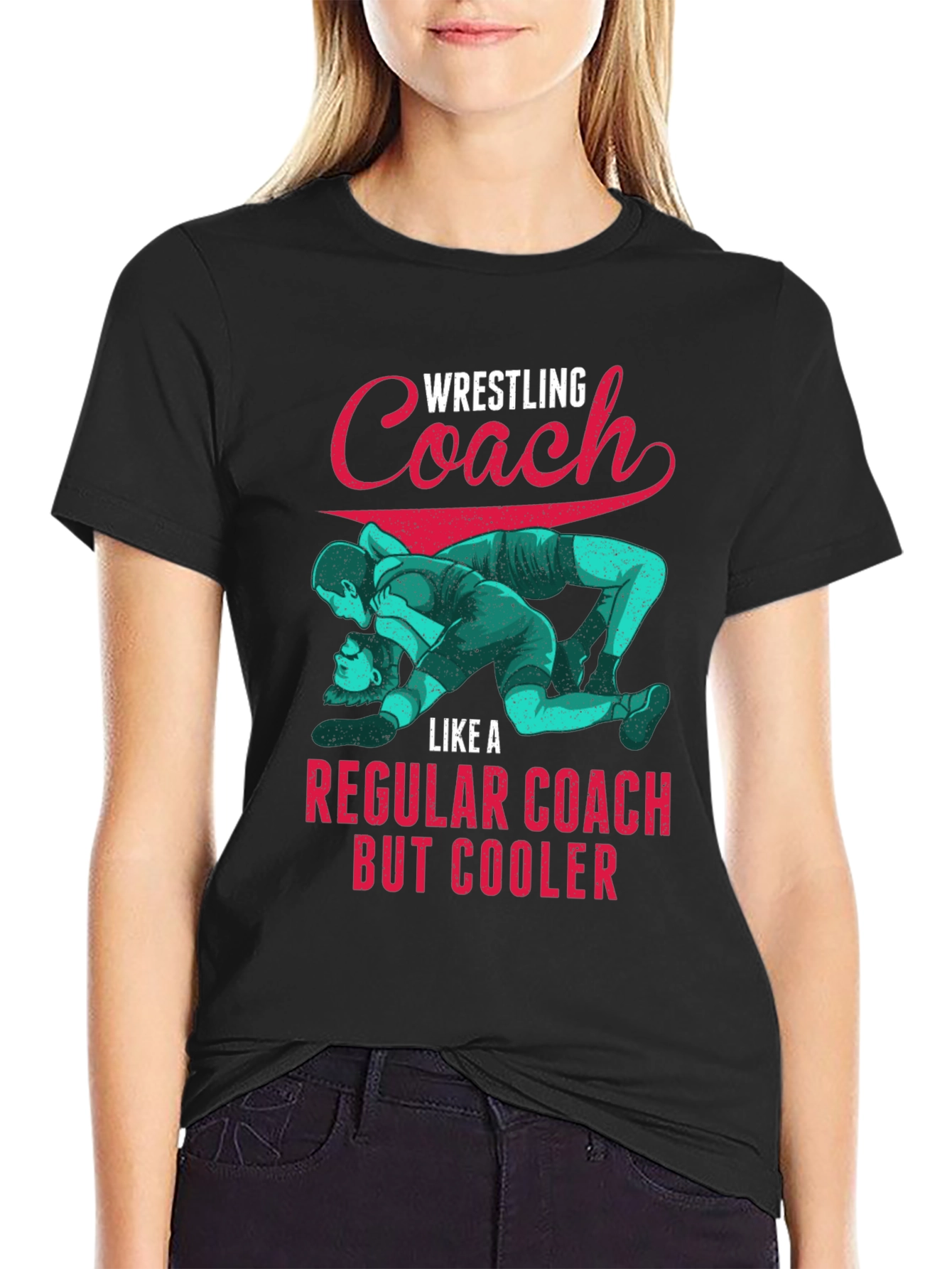 Wrestling Coach T-Shirt: Cool Graphic Tee for Coaches