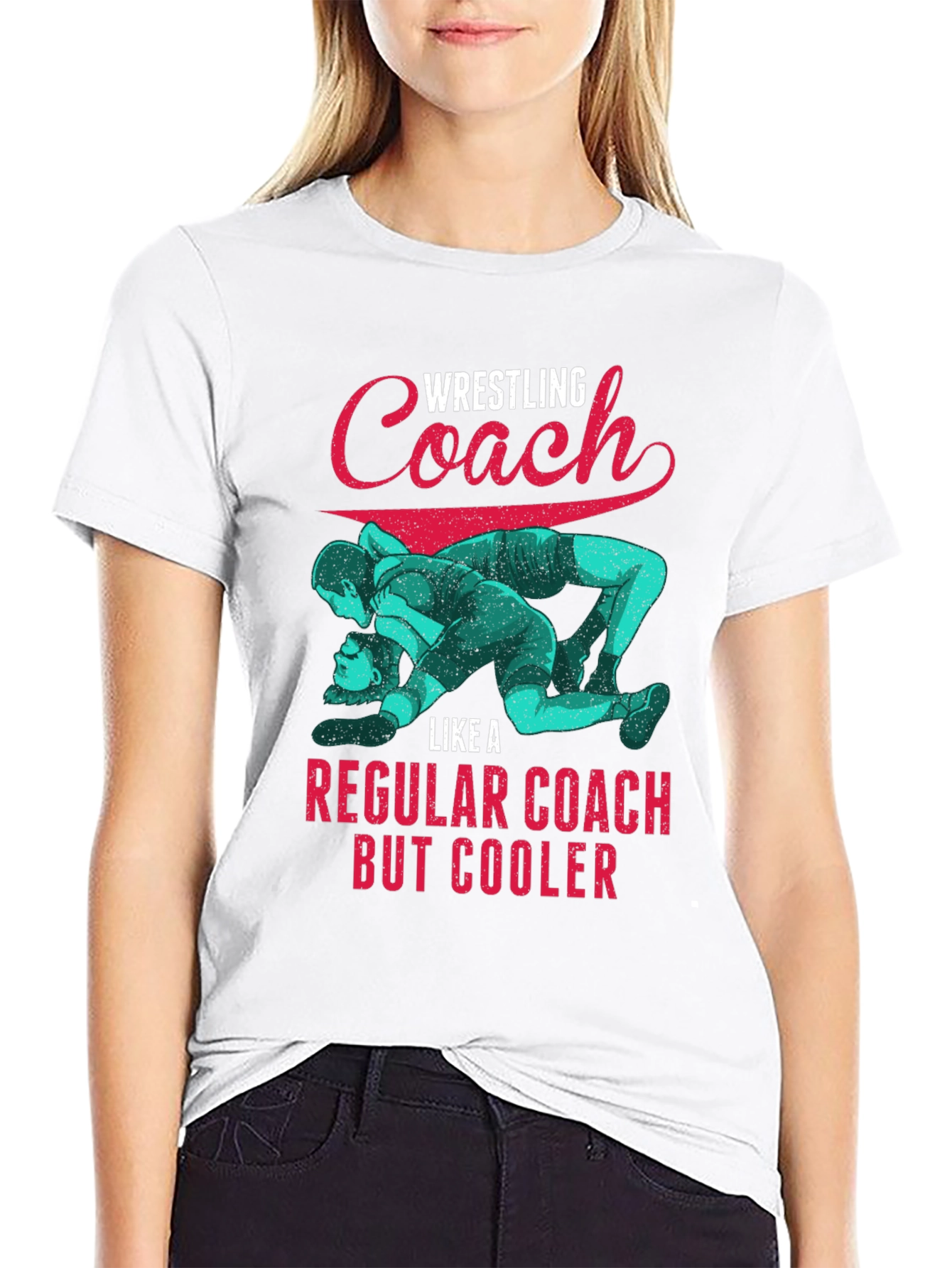 Wrestling Coach T-Shirt: Cool Graphic Tee for Coaches