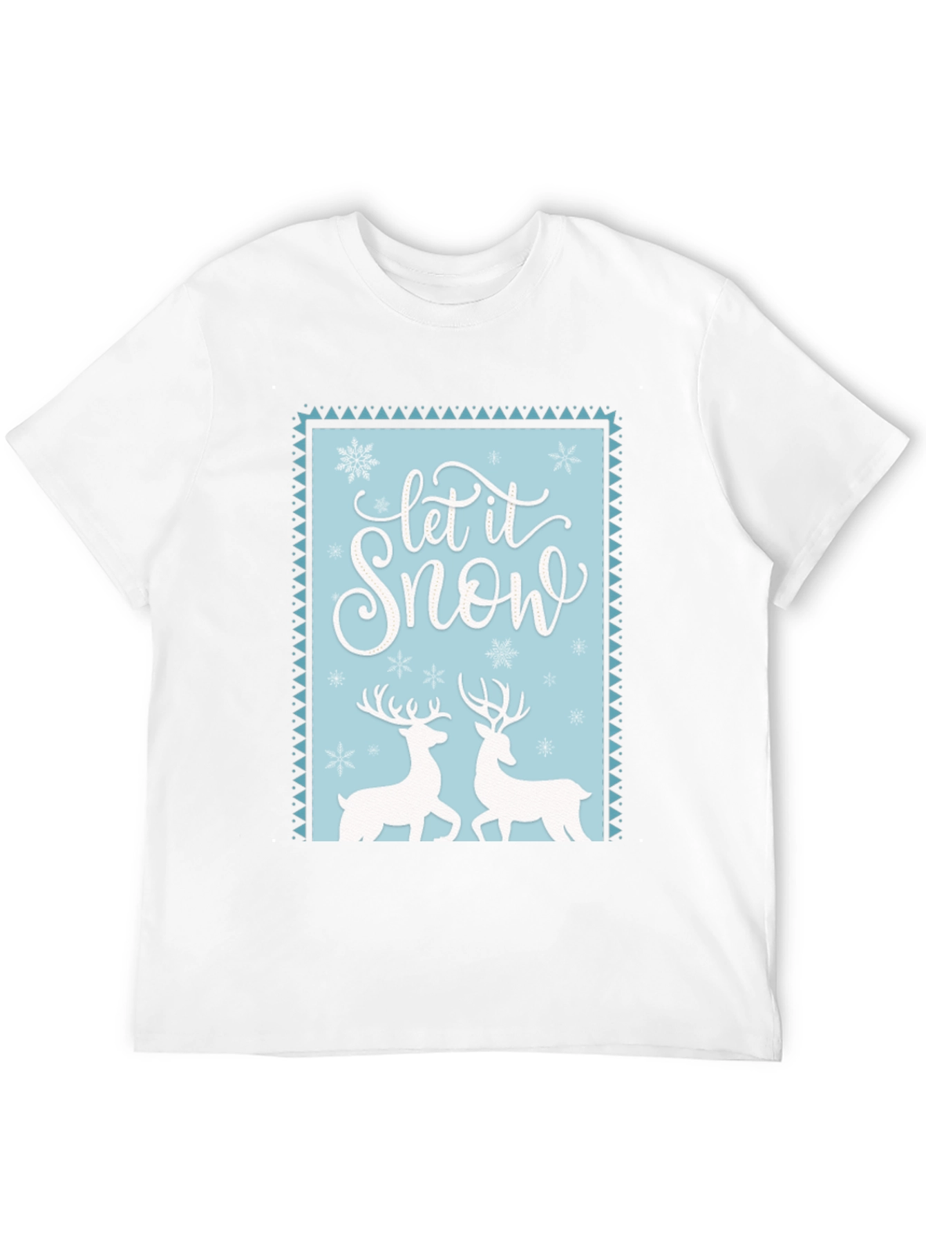 Let it Snow Reindeer Graphic Tee