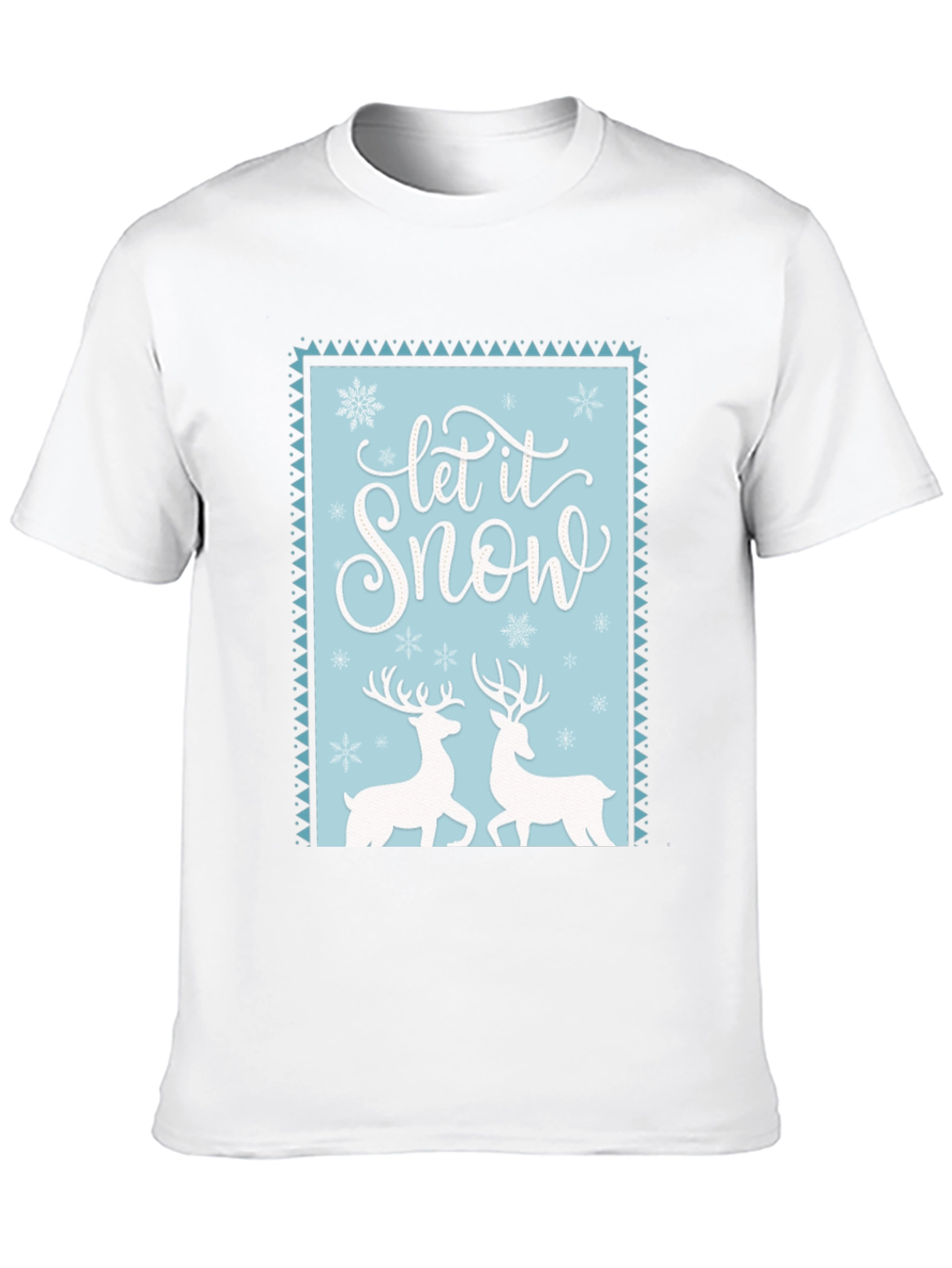 Let it Snow Reindeer Graphic Tee