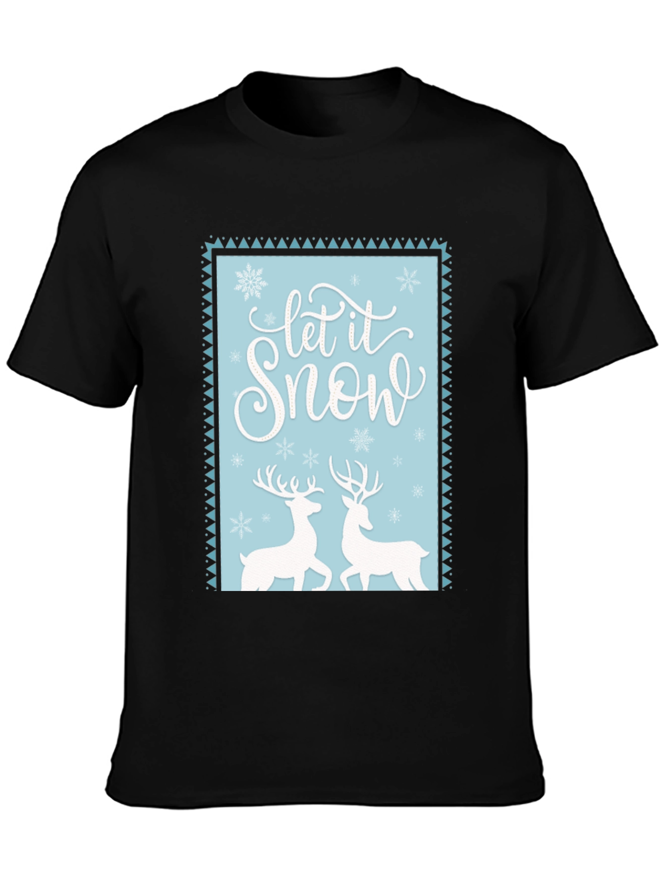 Let it Snow Reindeer Graphic Tee