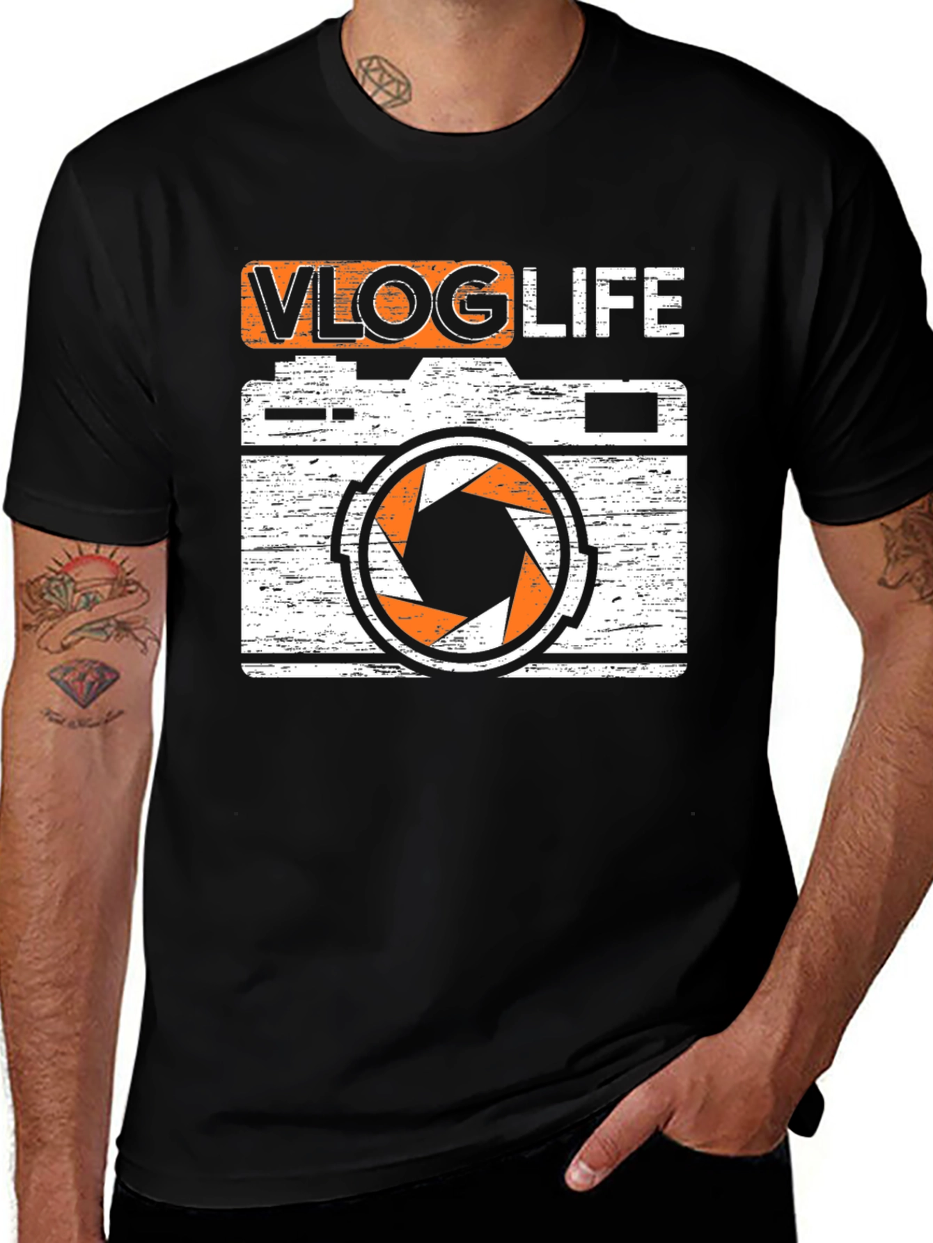Vlog Life Camera T-Shirt