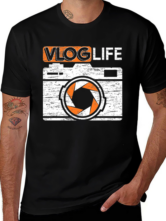 Vlog Life Camera T-Shirt