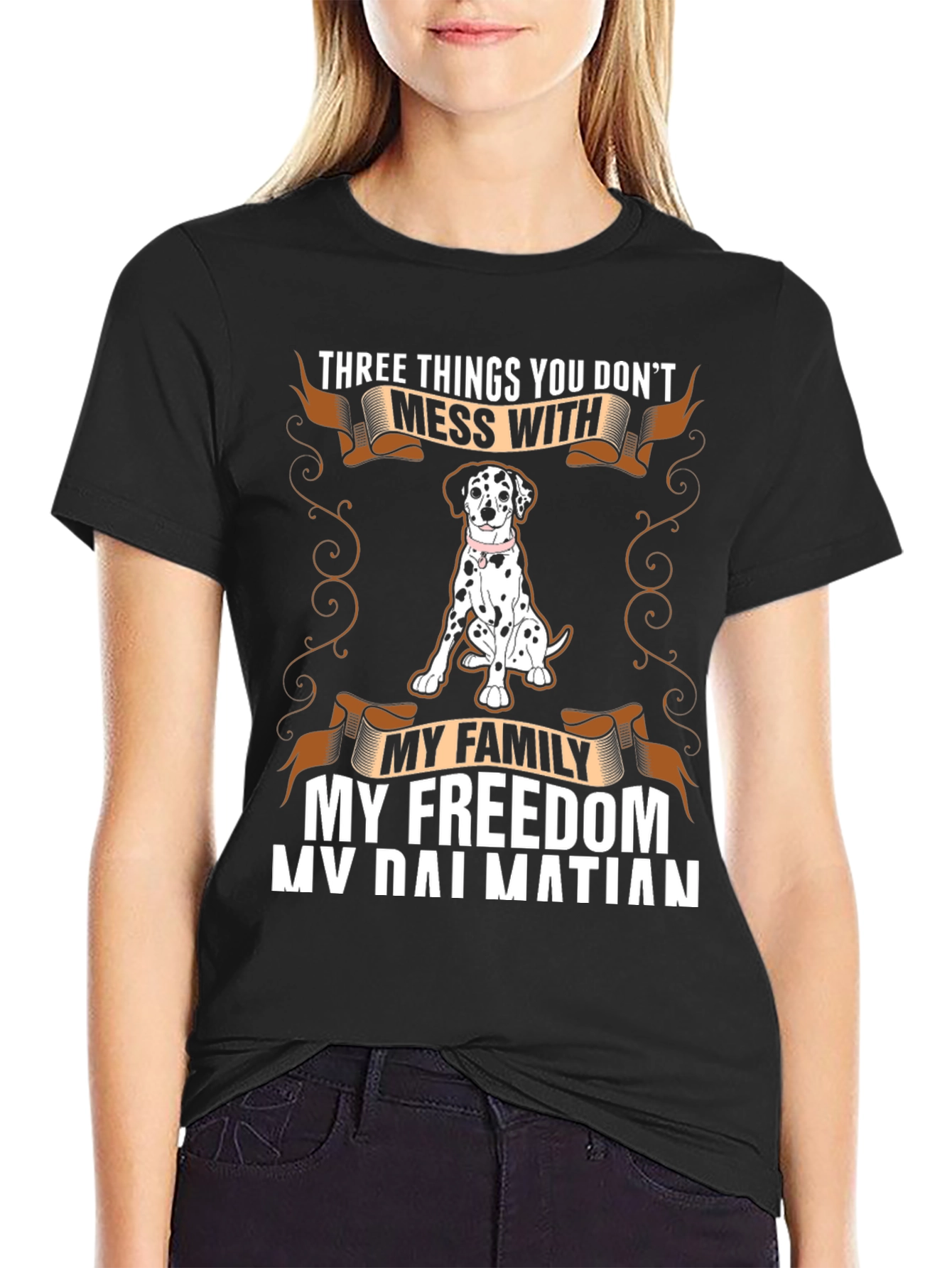 Dalmatian Dog Lover T-Shirt - Family Freedom Dog