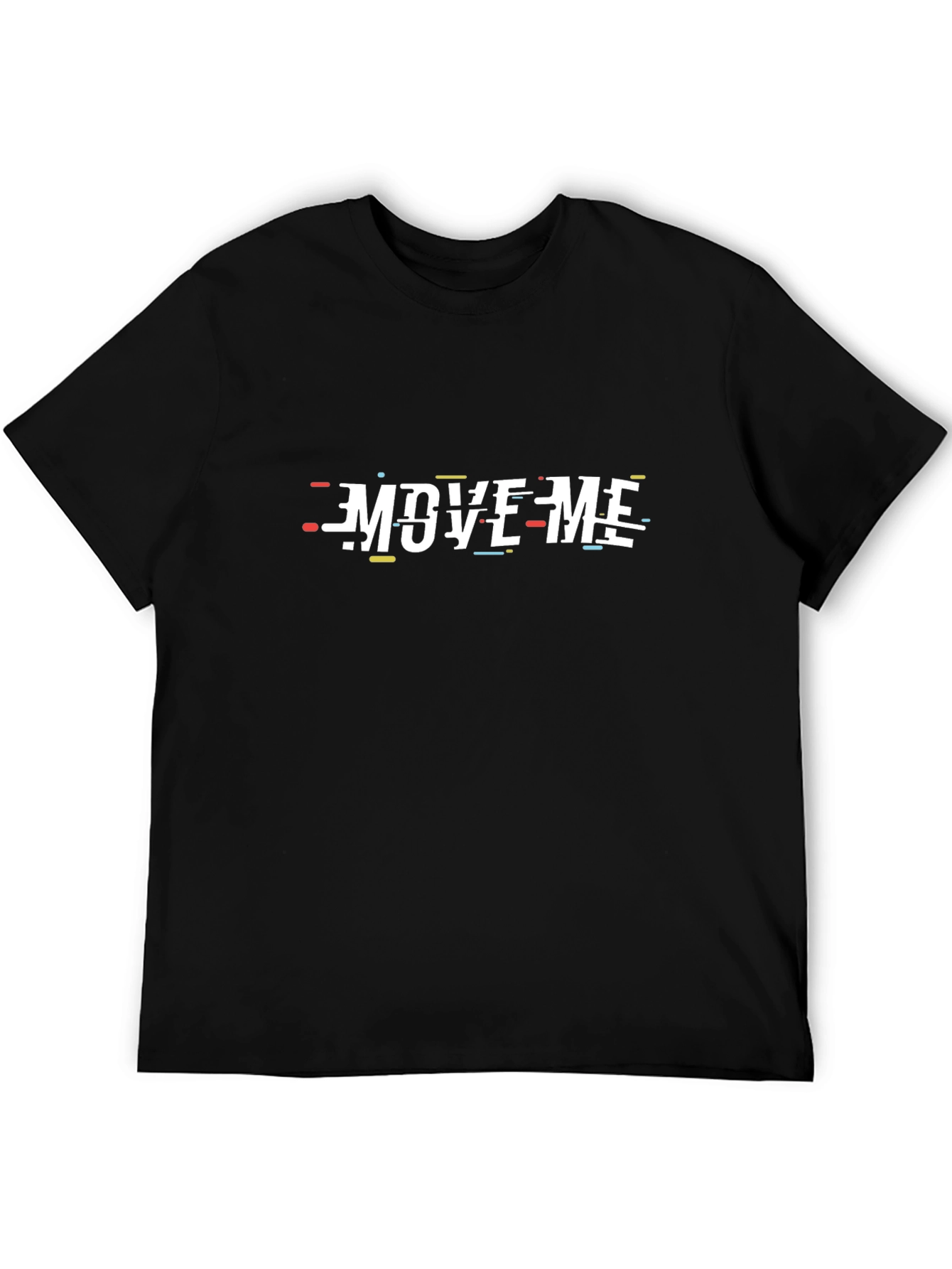 Move Me Graphic Tee - Stylish Black T-Shirt