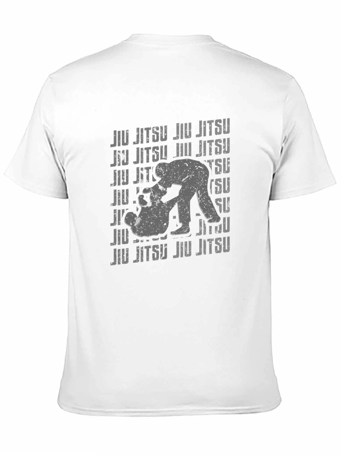 Jiu Jitsu Graphic Print Black T-Shirt