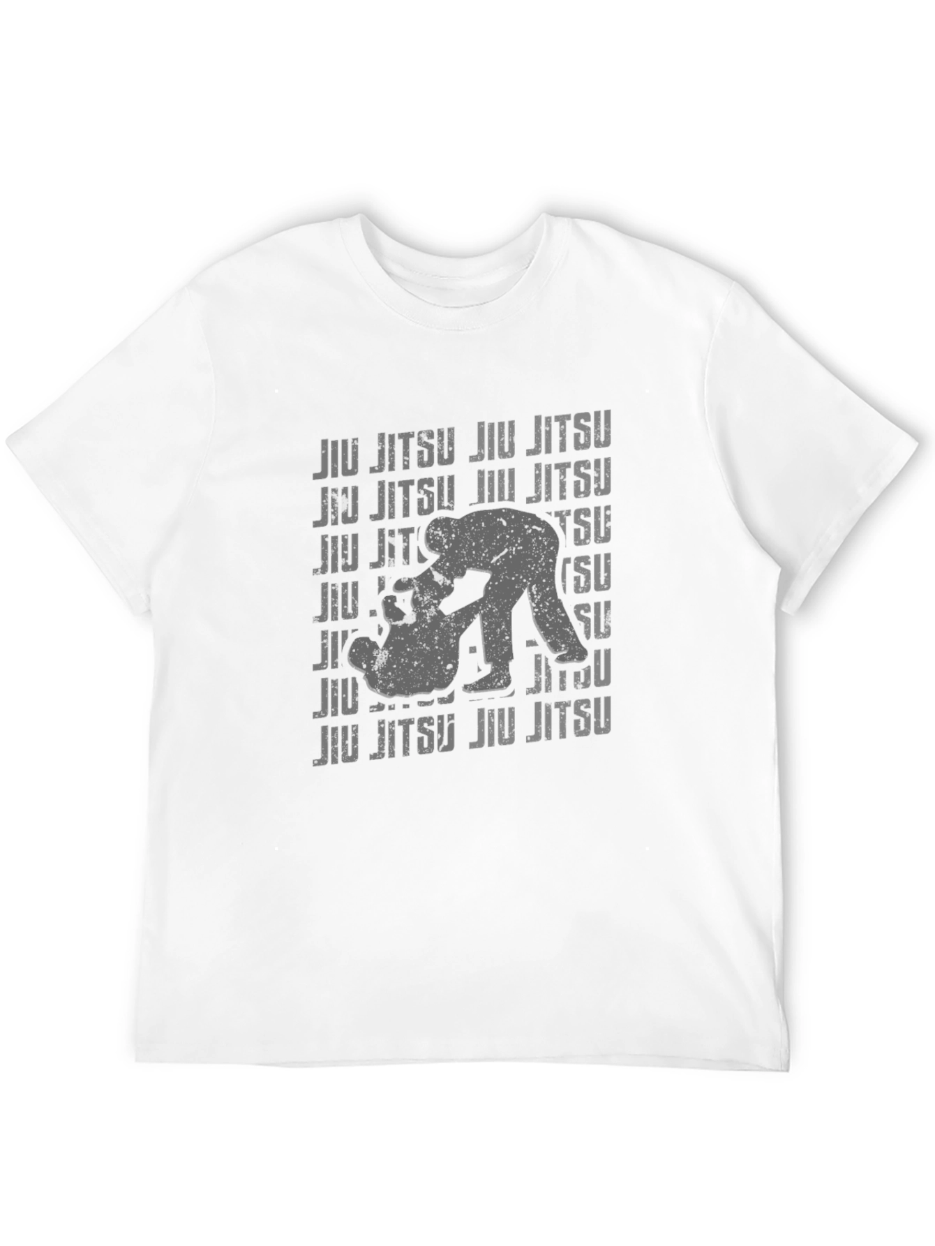 Jiu Jitsu Graphic Print Black T-Shirt