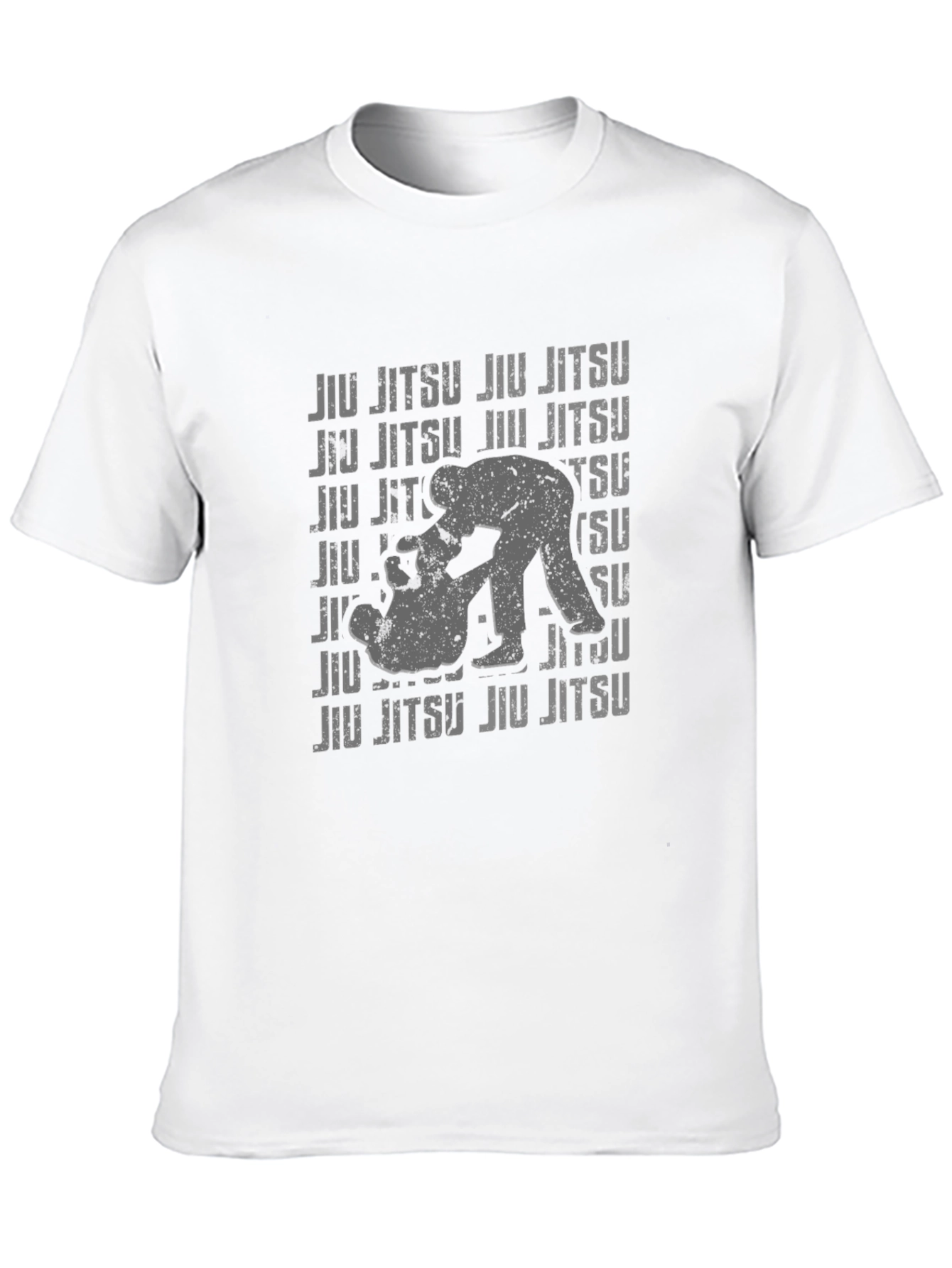 Jiu Jitsu Graphic Print Black T-Shirt