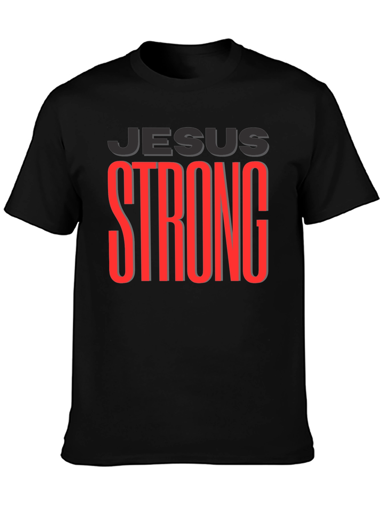 Jesus Strong Graphic T-Shirt - Christian Apparel