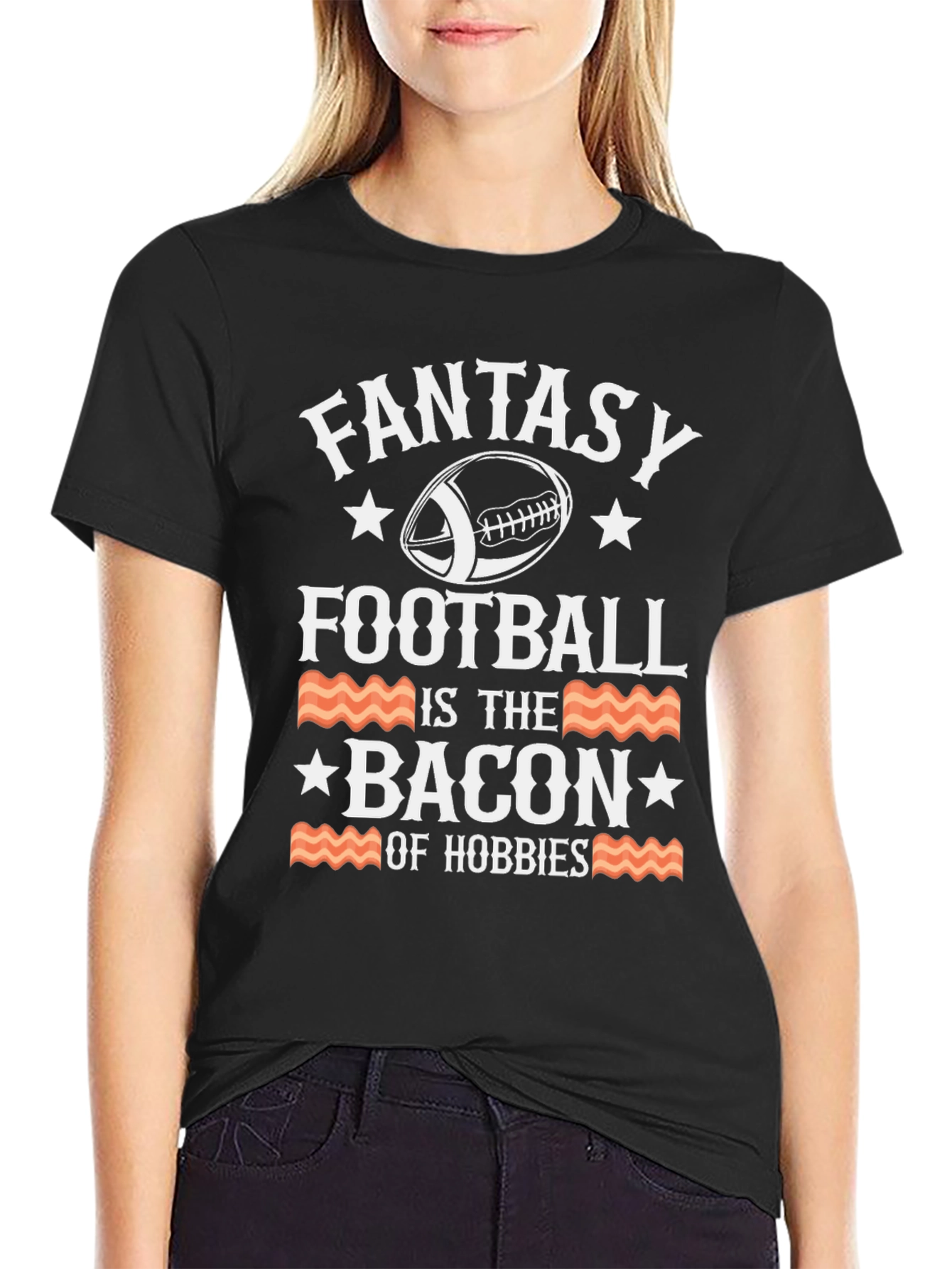 Fantasy Football Bacon Hobbies T-Shirt