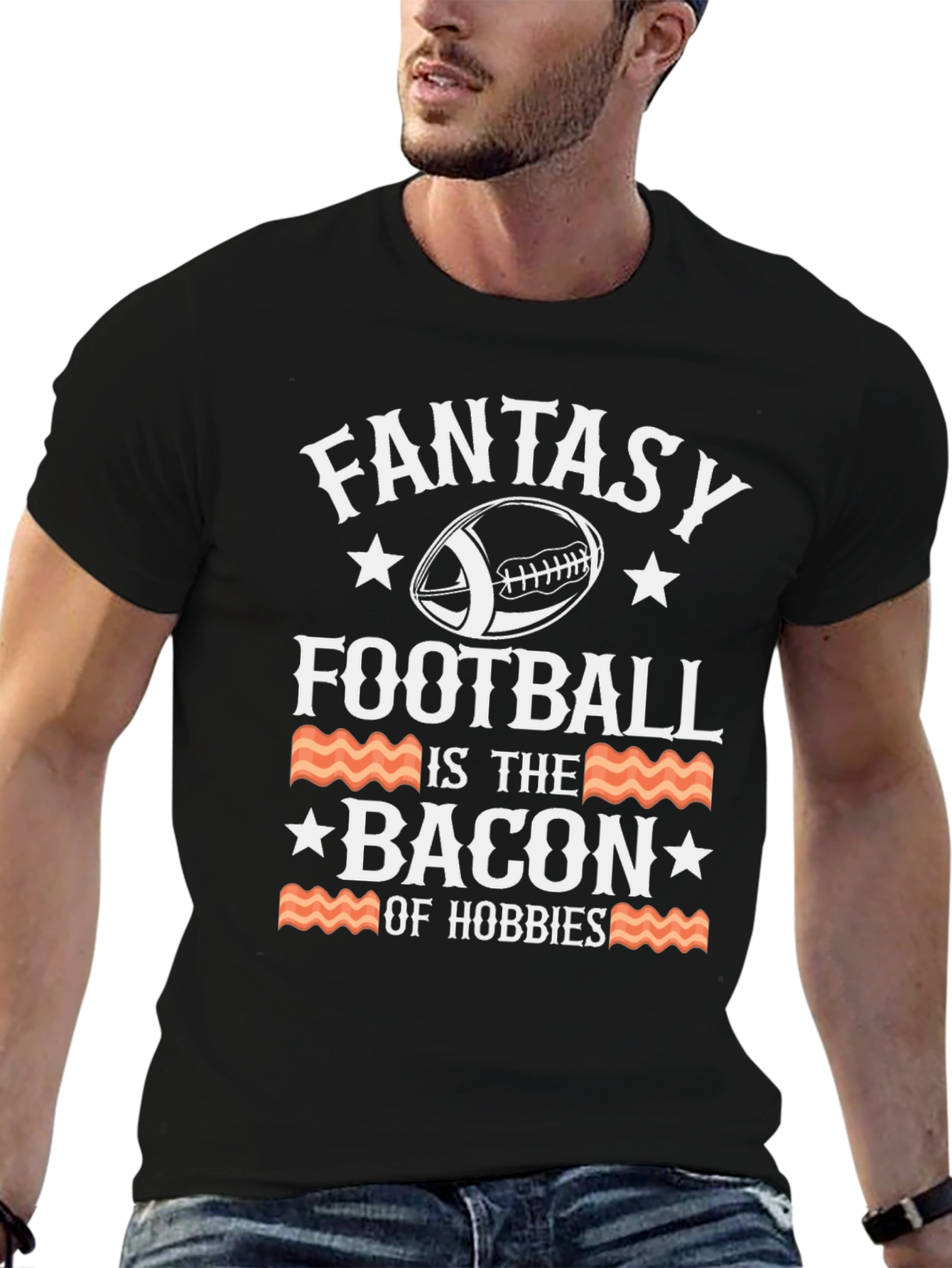 Fantasy Football Bacon Hobbies T-Shirt