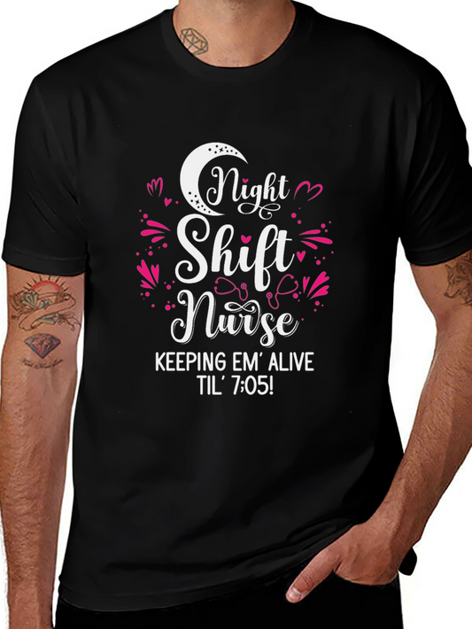 Night Shift Nurse Tee - Keeping Em Alive