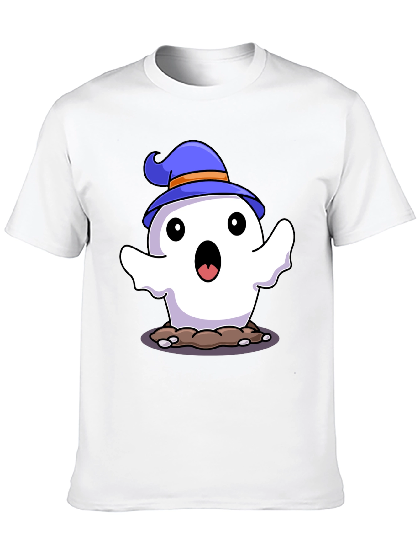 Halloween Ghost T-Shirt - Spooky Cute!