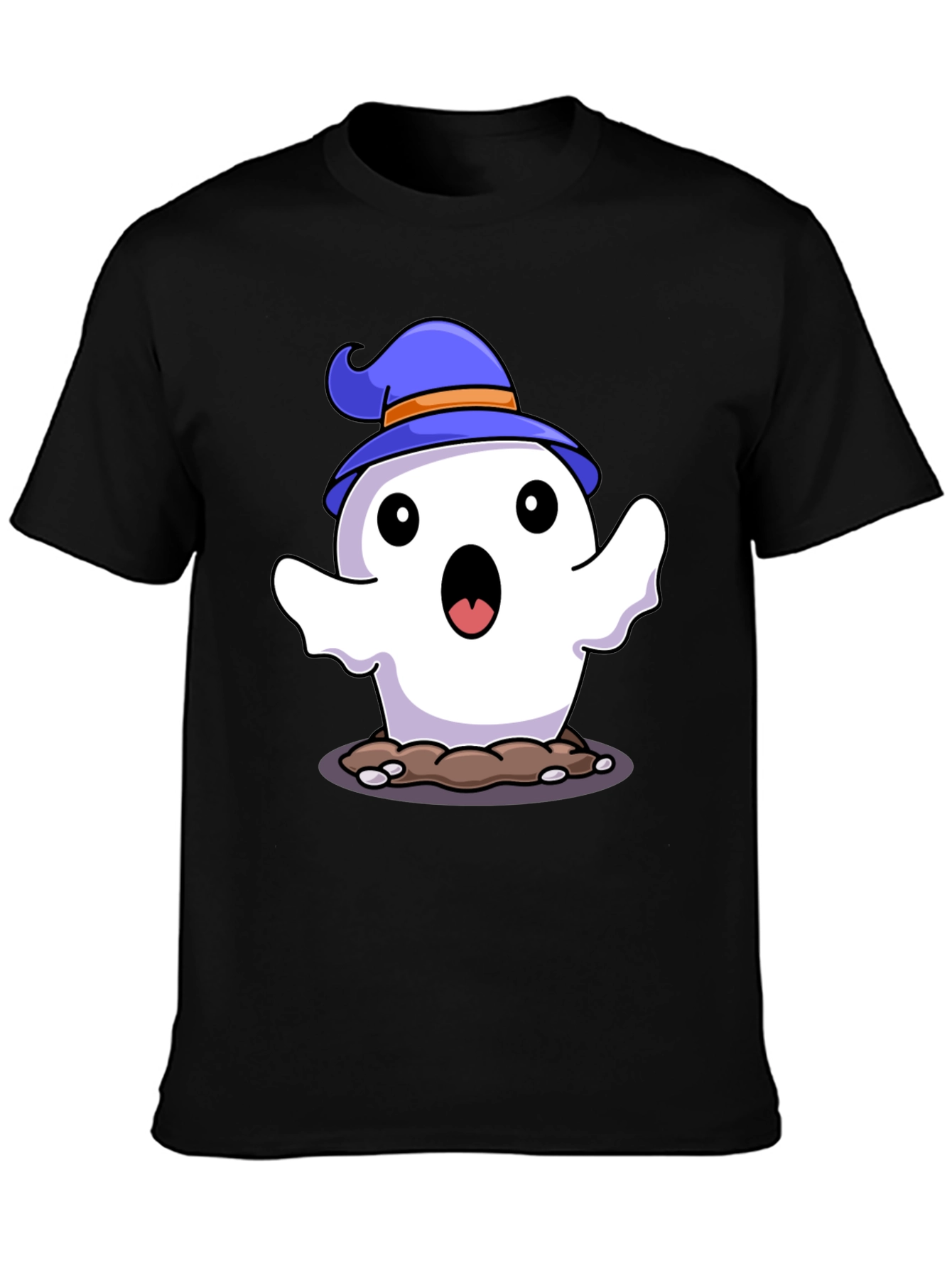 Halloween Ghost T-Shirt - Spooky Cute!