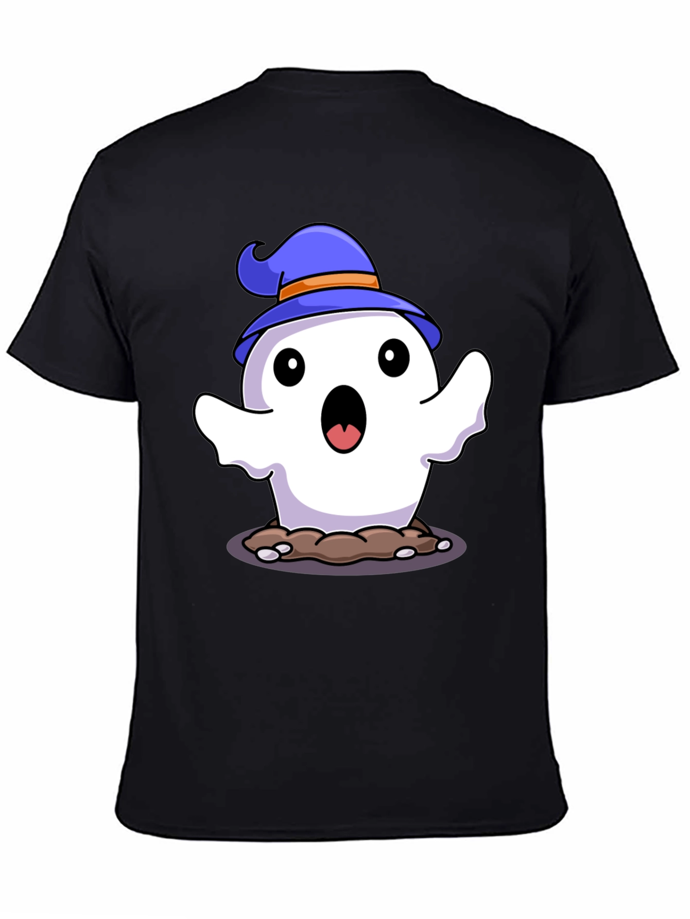 Halloween Ghost T-Shirt - Spooky Cute!