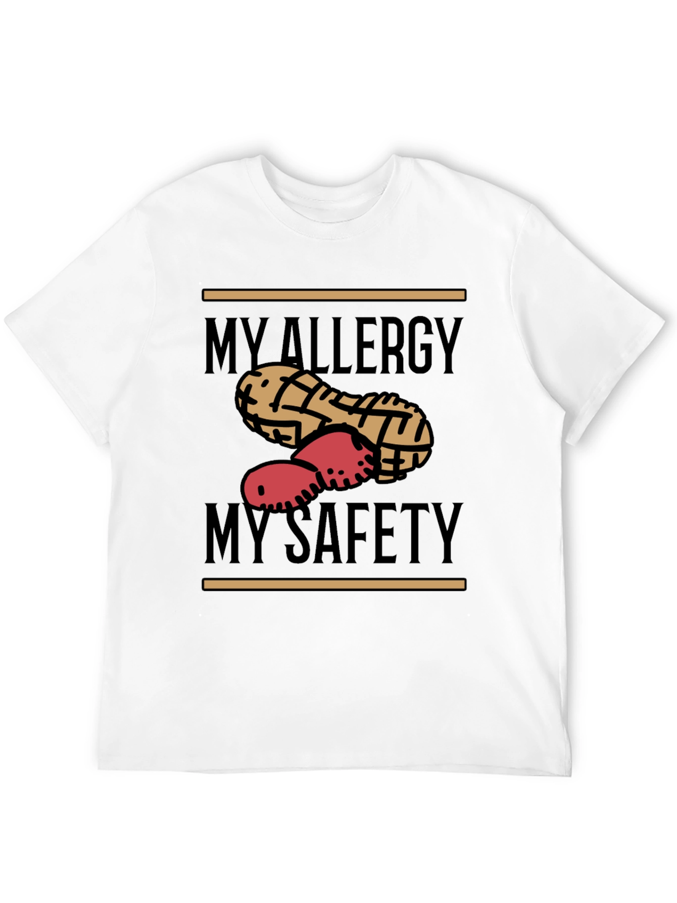 Peanut Allergy Awareness T-Shirt - Safety First