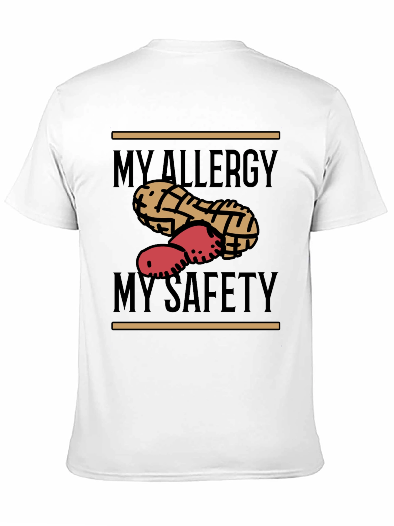 Peanut Allergy Awareness T-Shirt - Safety First