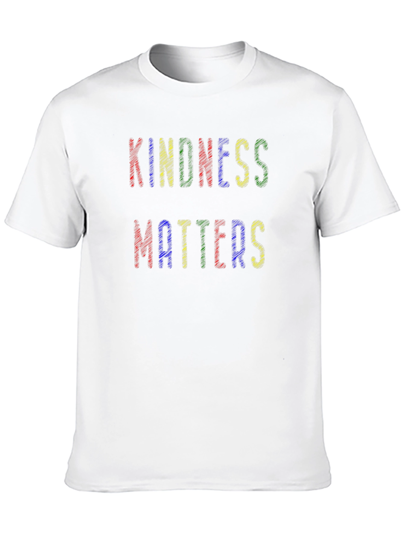 Kindness Matters Crew Neck Tee - Black