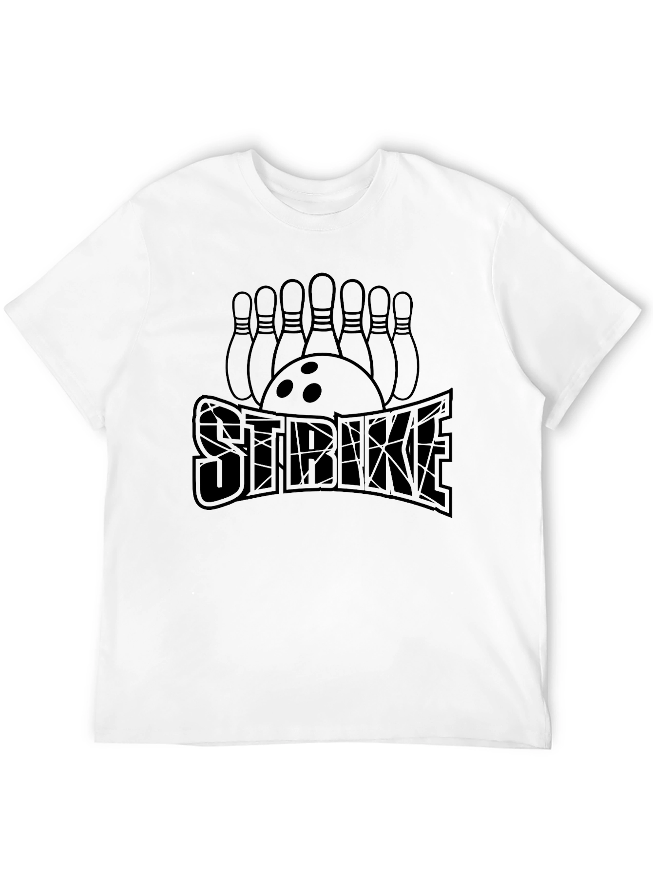 Bowling Strike T-Shirt - Unique Design