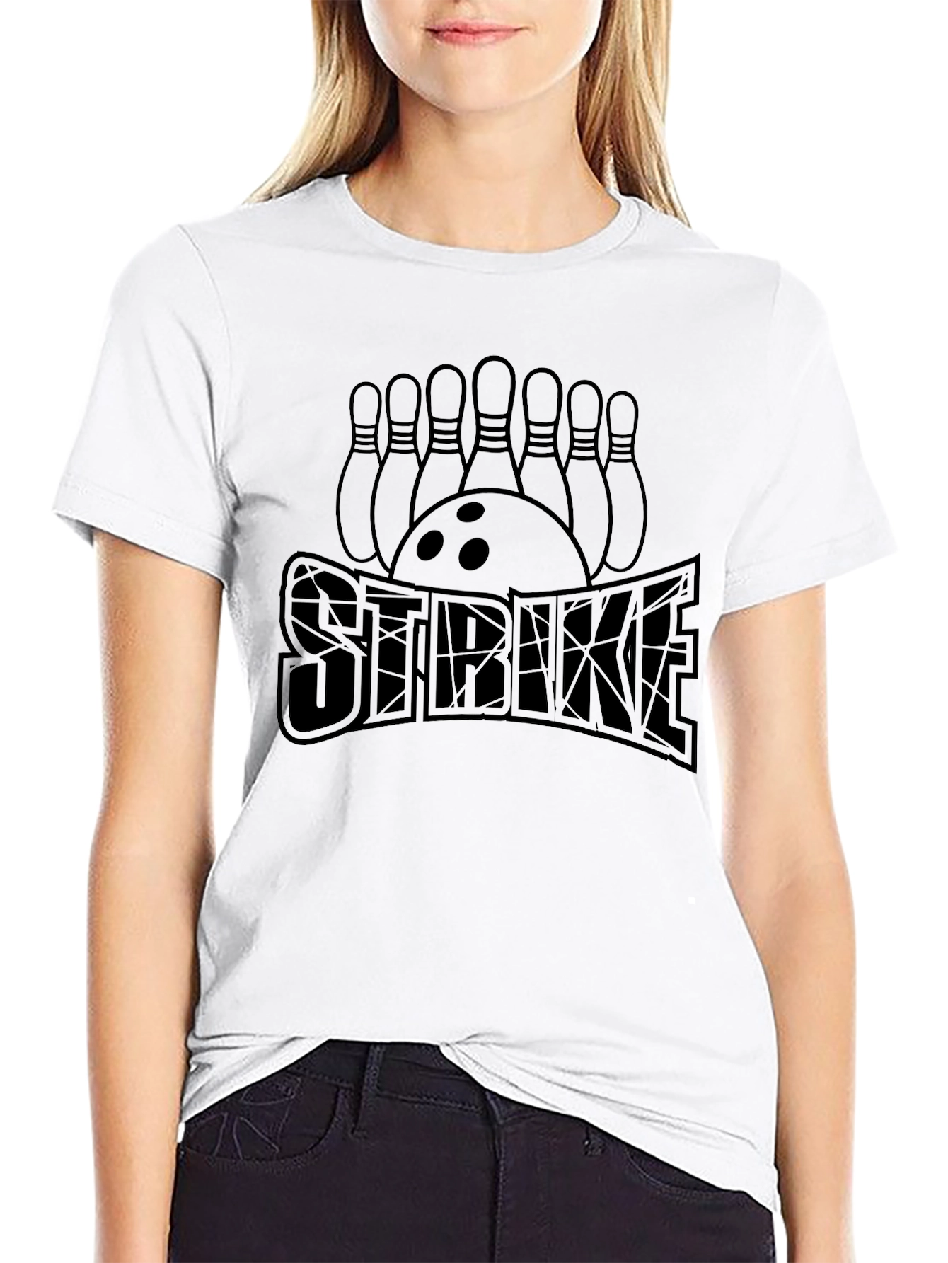 Bowling Strike T-Shirt - Unique Design