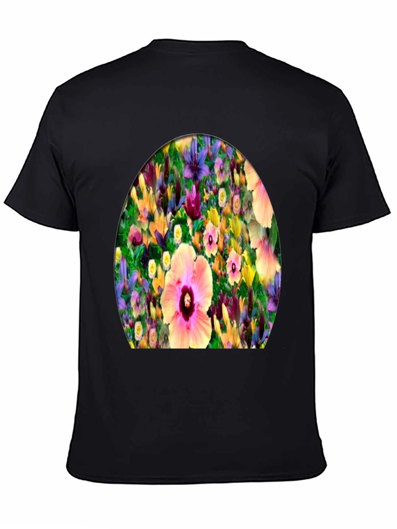 Floral Print Crew Neck T-Shirt