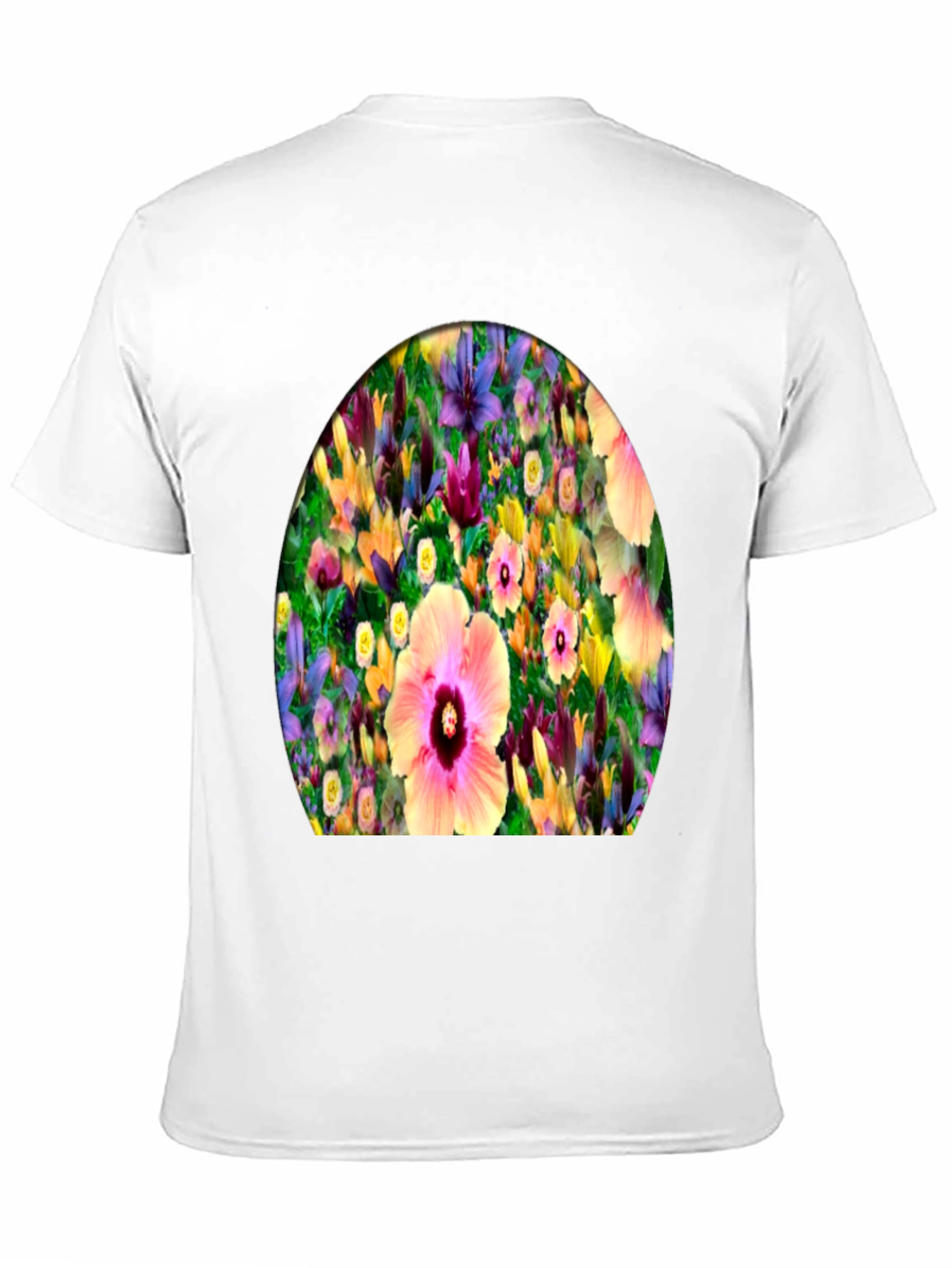 Floral Print Crew Neck T-Shirt