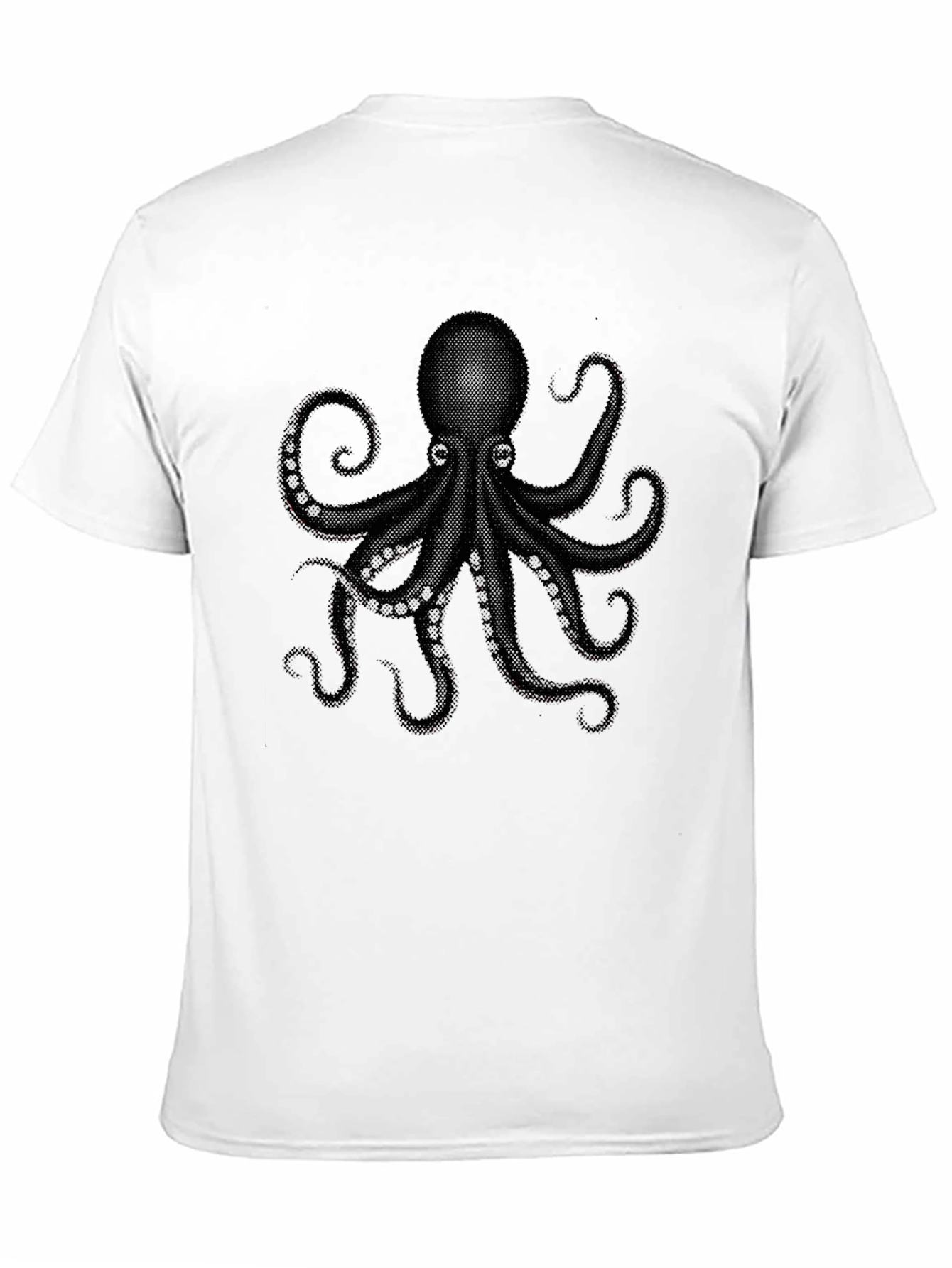 Octopus Graphic Black T-Shirt - Mens