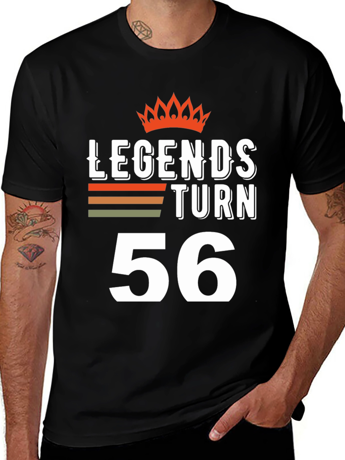 Legends Turn 56 Birthday T-Shirt