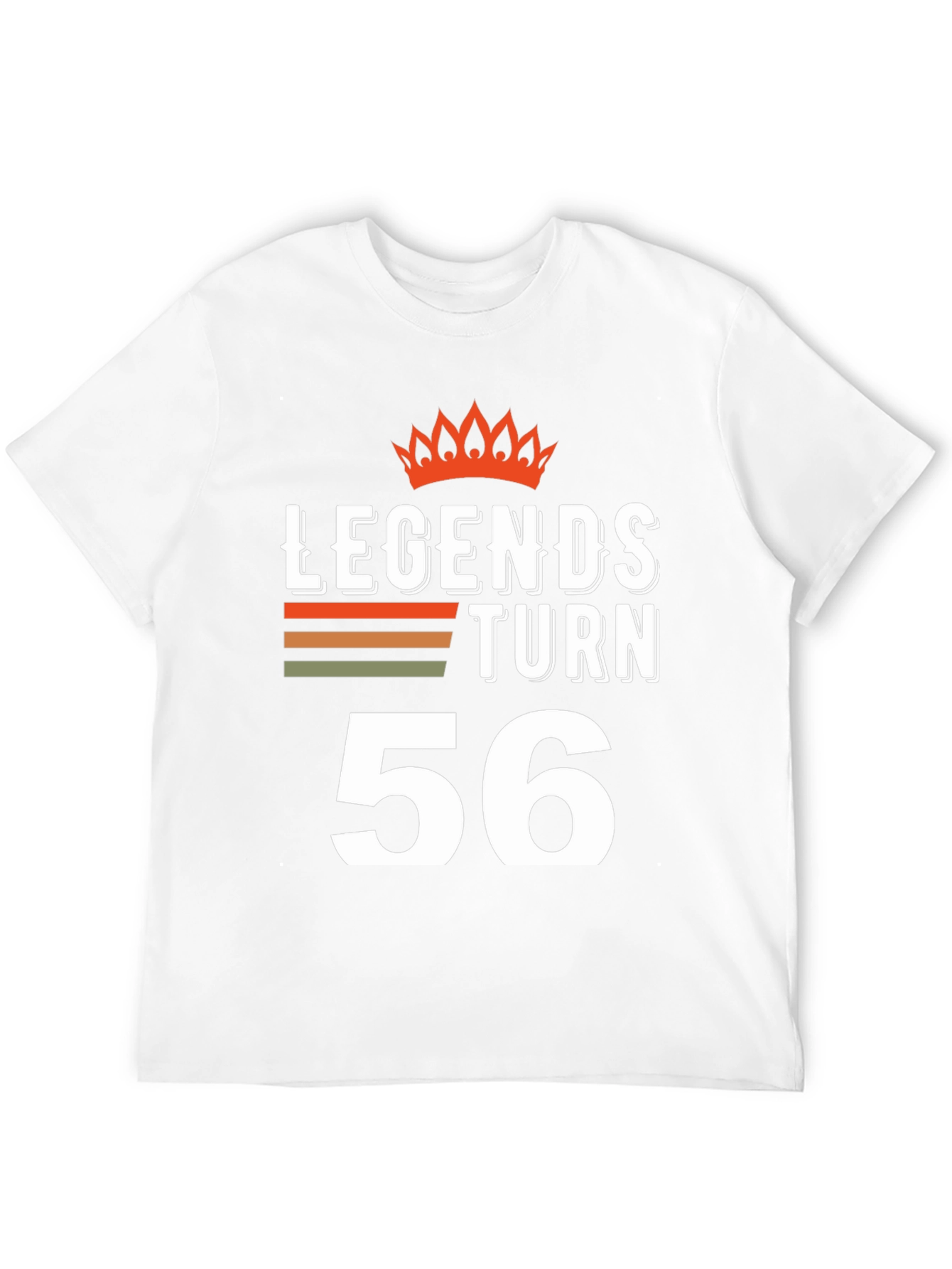 Legends Turn 56 Birthday T-Shirt
