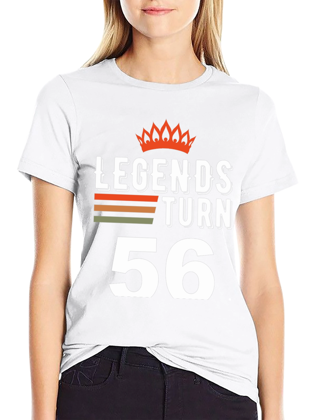 Legends Turn 56 Birthday T-Shirt