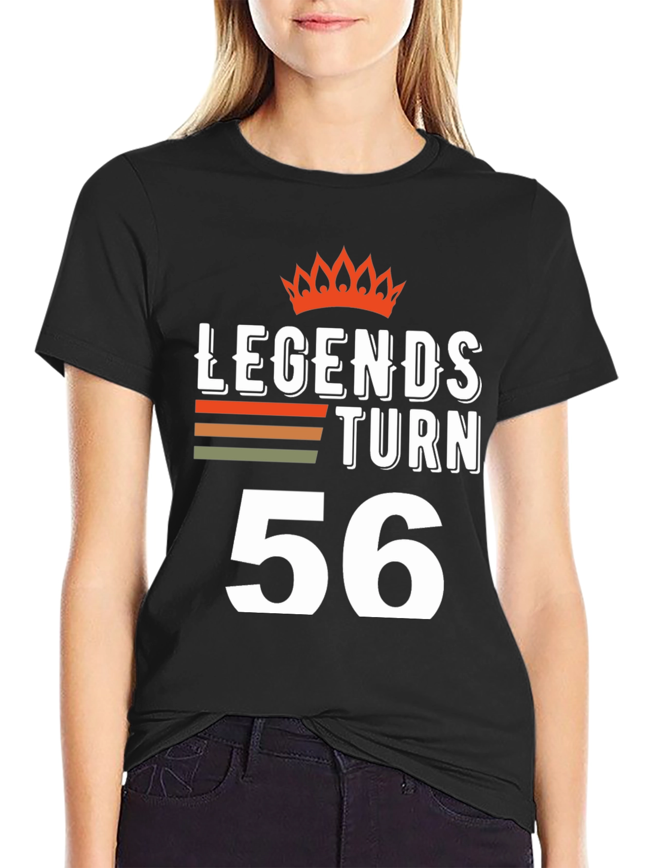 Legends Turn 56 Birthday T-Shirt