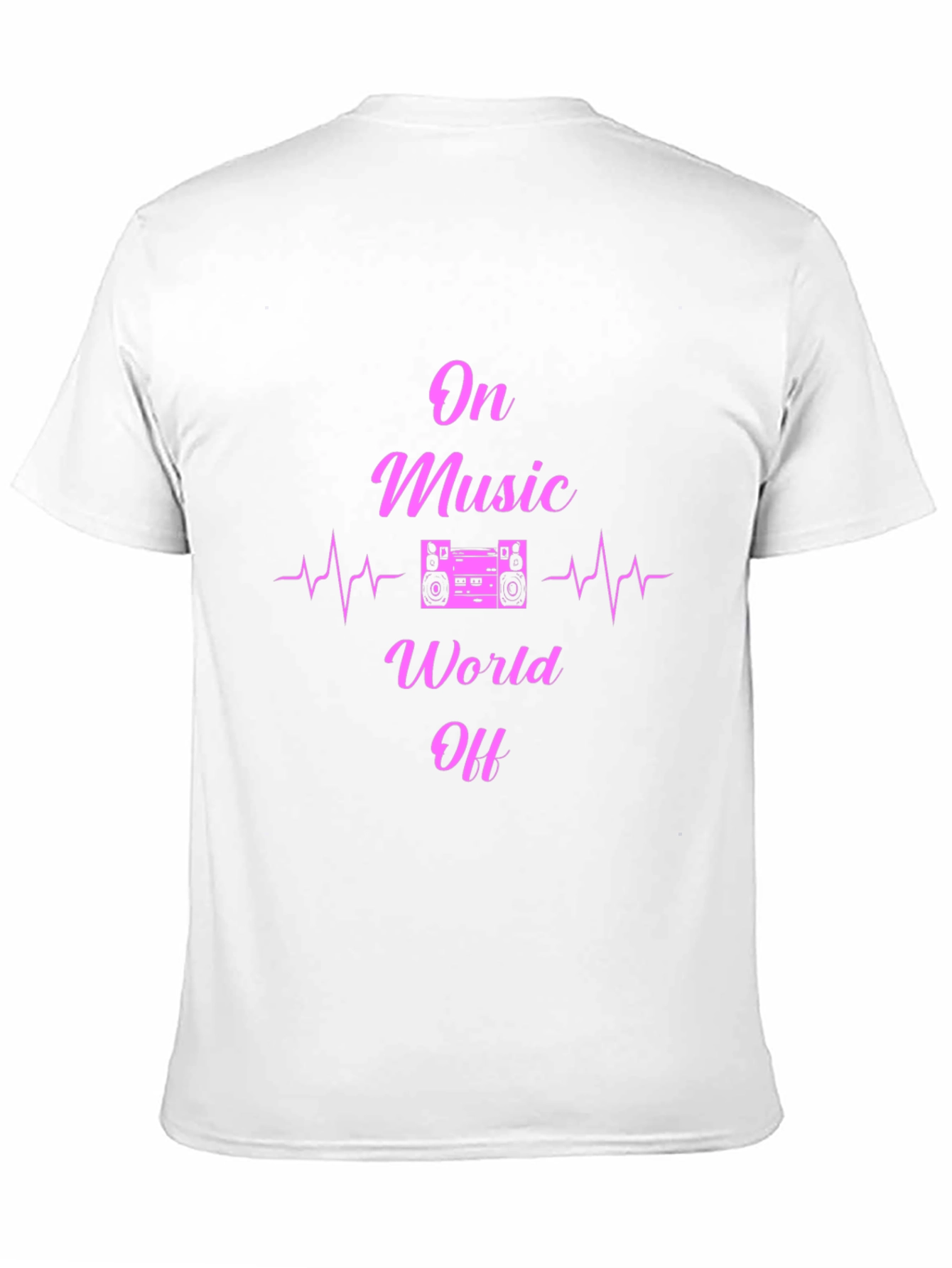 On Music World Off Black T-Shirt