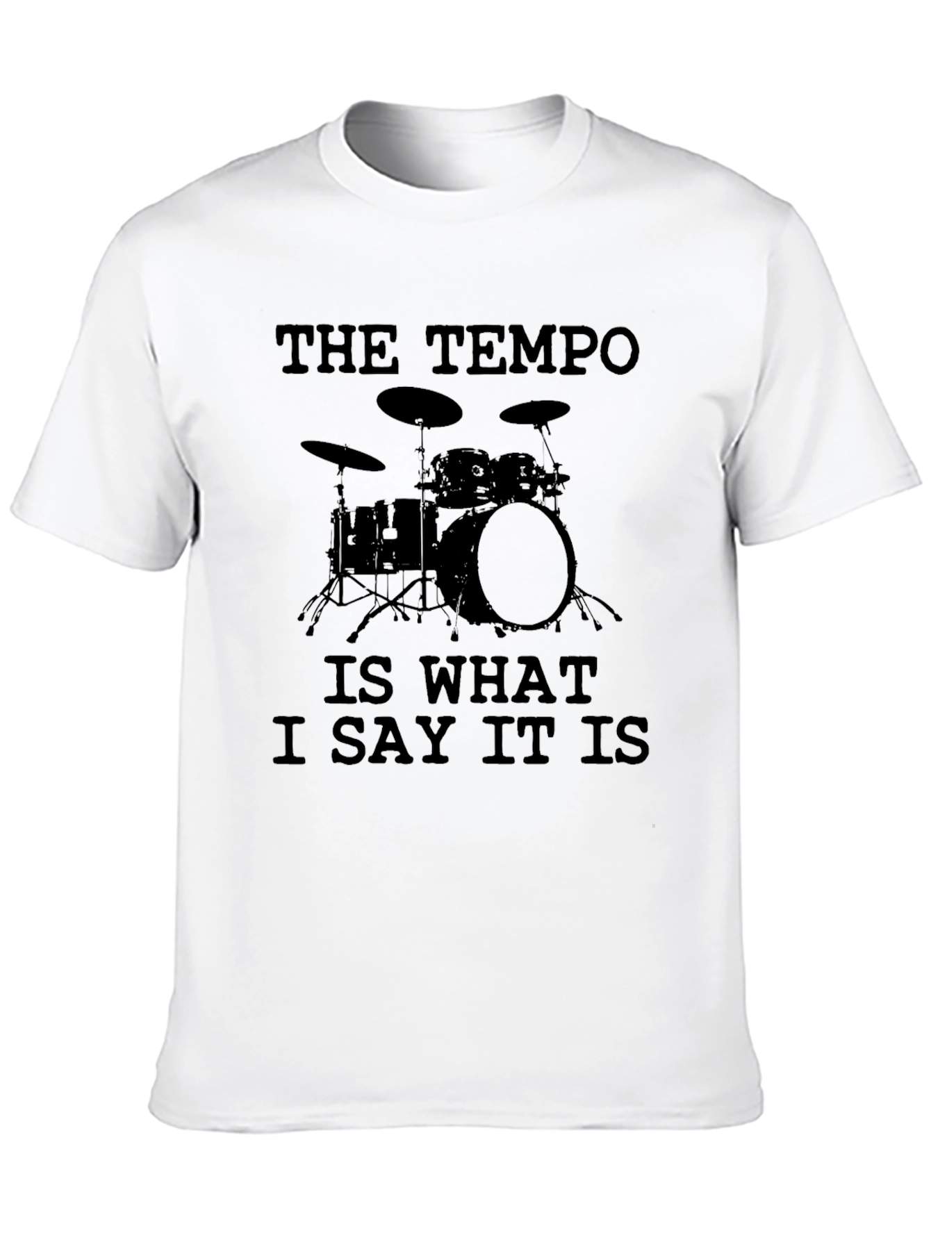 The Tempo Drummer T-Shirt - Music Band Funny Tee