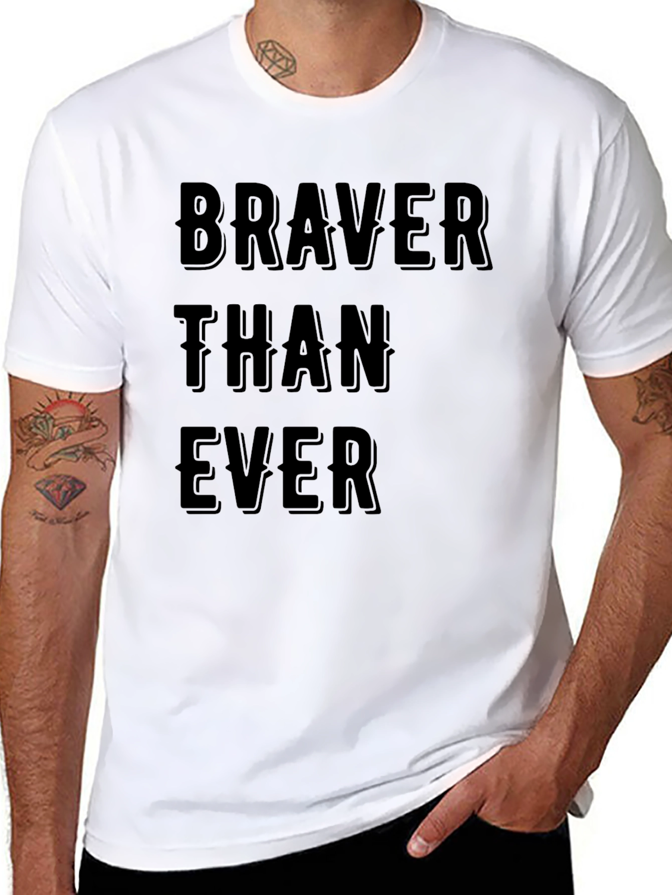 Braver Than Ever Graphic T-Shirt