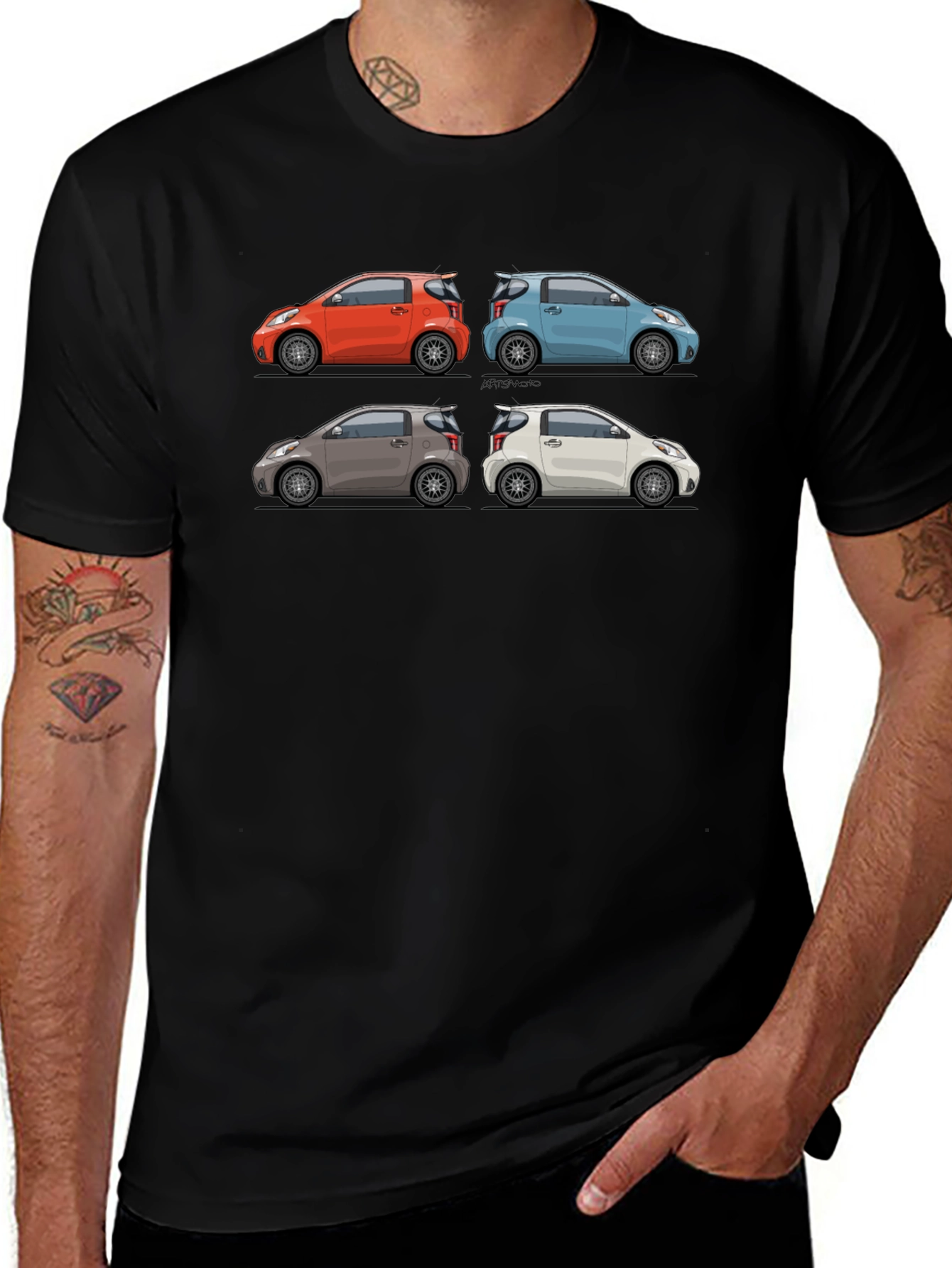 Toyota iQ Car T-Shirt - Automotive Fan Apparel