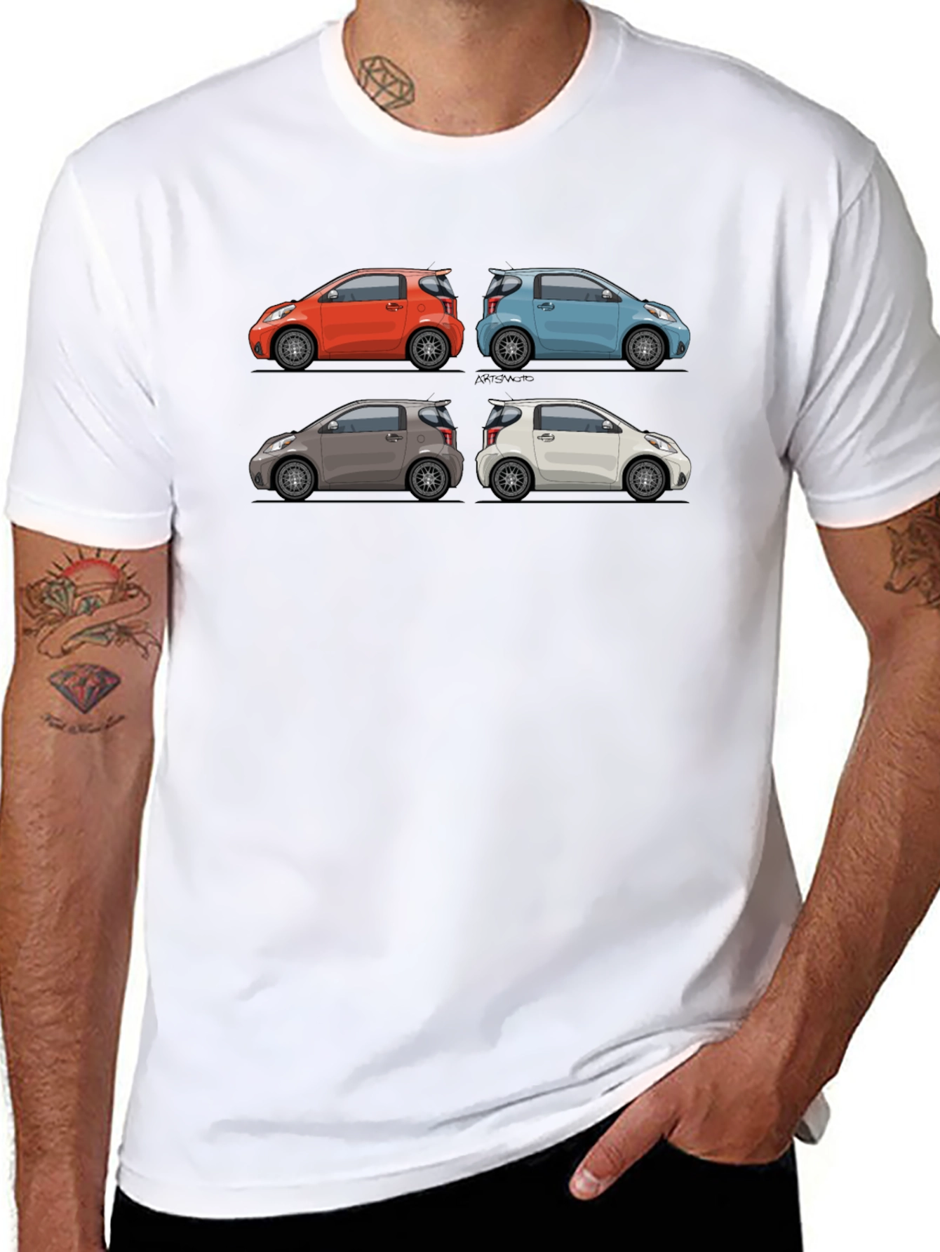 Toyota iQ Car T-Shirt - Automotive Fan Apparel