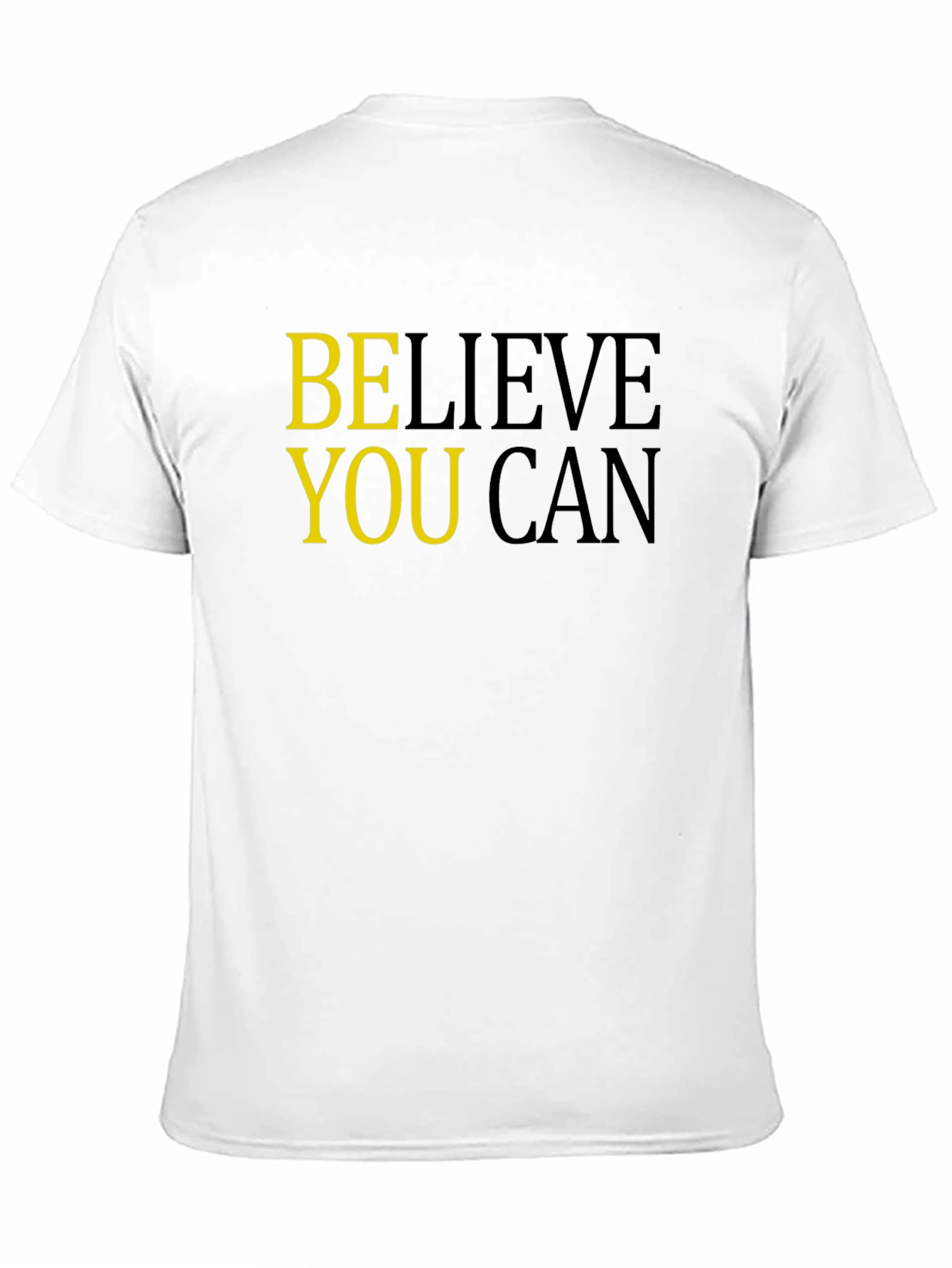 Believe You Can Black Graphic Tee