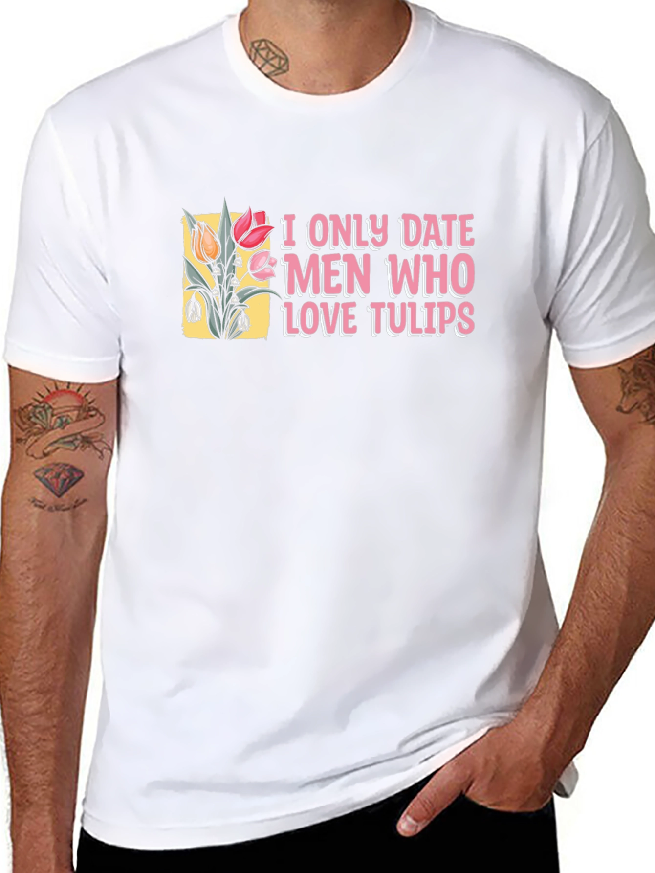 Tulip Lover Mens T-Shirt