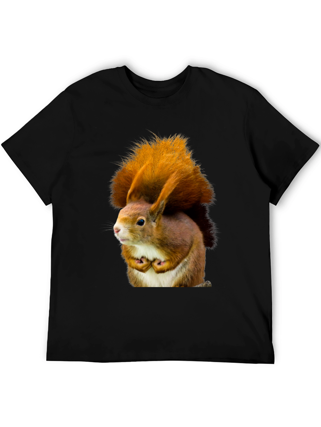 Squirrel Graphic Tee - Nature Inspired Novelty T-Shirt