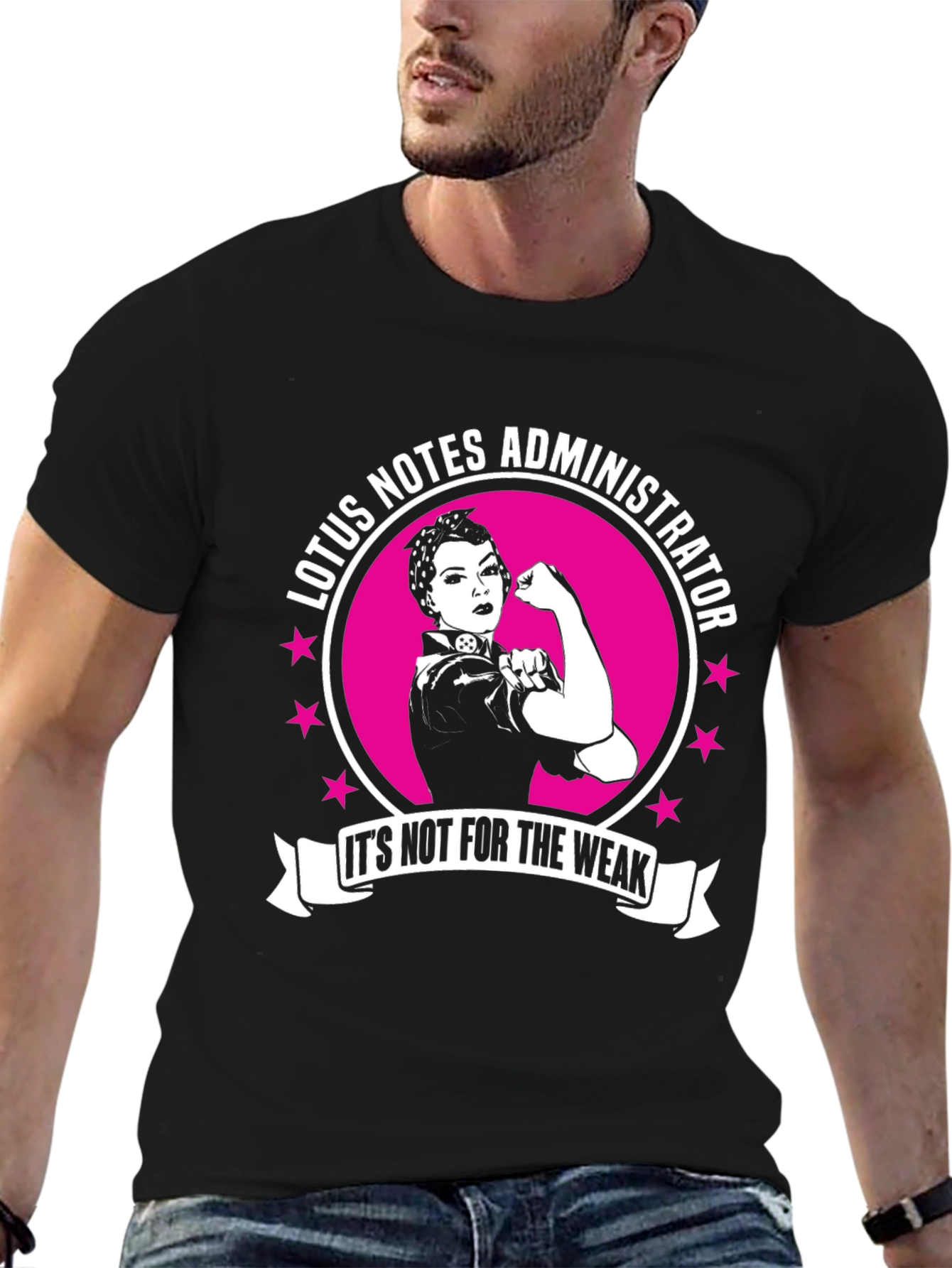 Lotus Notes Administrator T-Shirt - Strong Woman Design