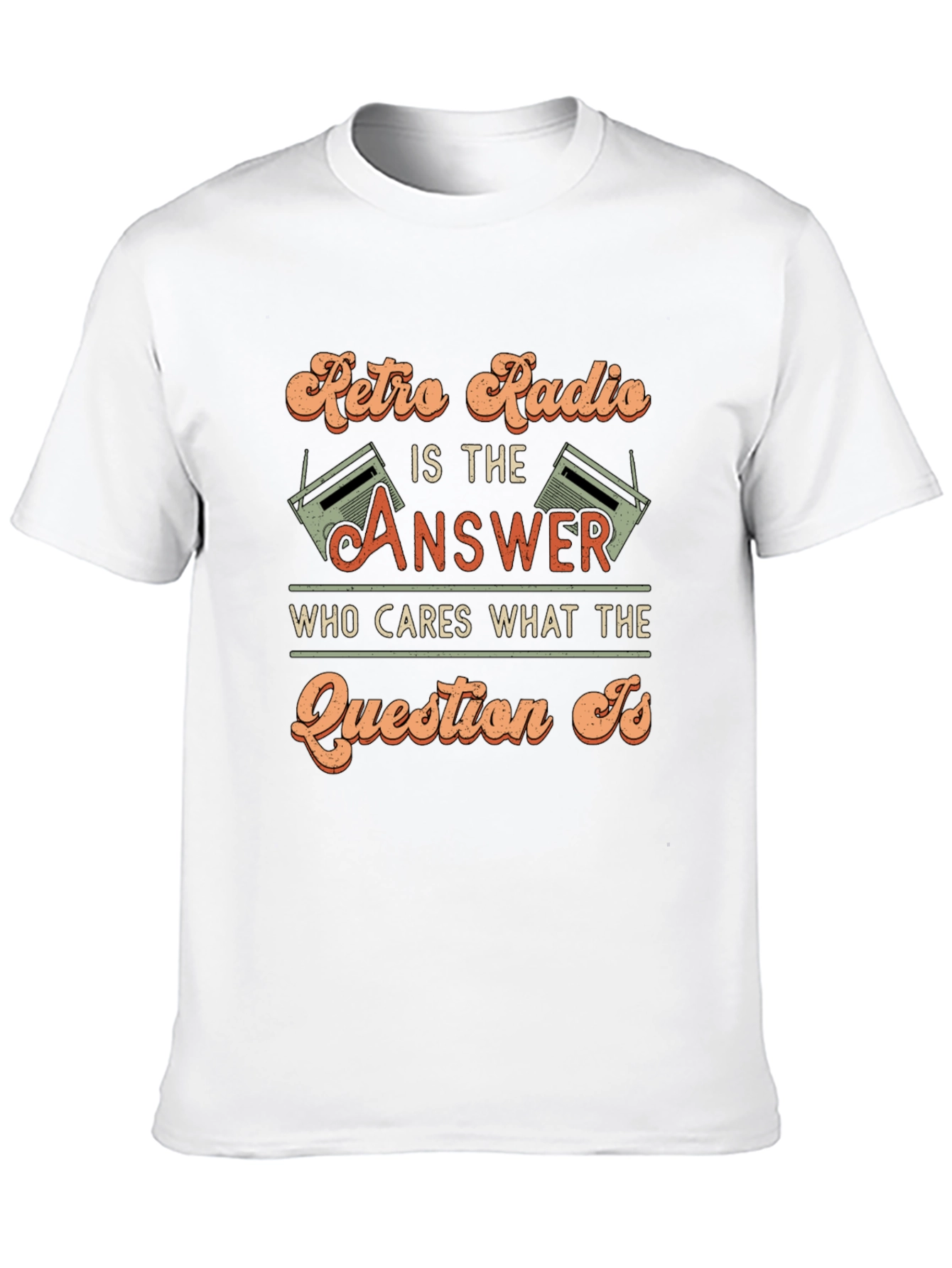 Retro Radio is the Answer T-Shirt