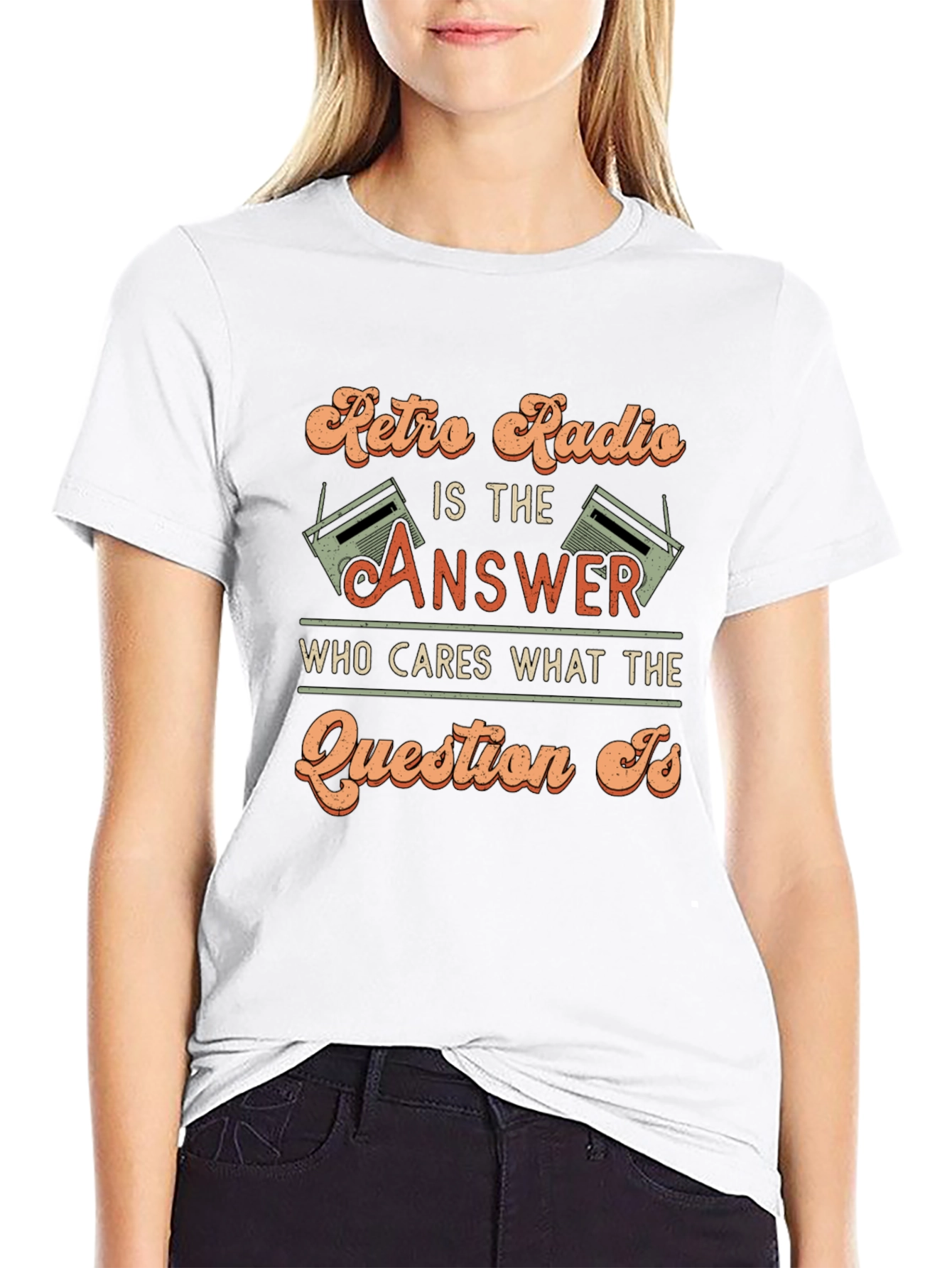 Retro Radio is the Answer T-Shirt