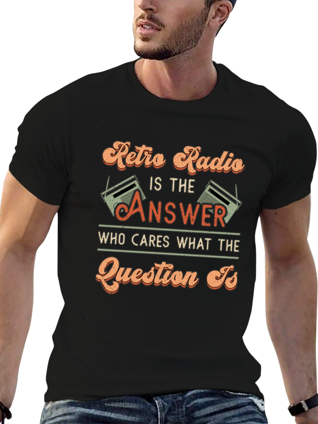 Retro Radio is the Answer T-Shirt