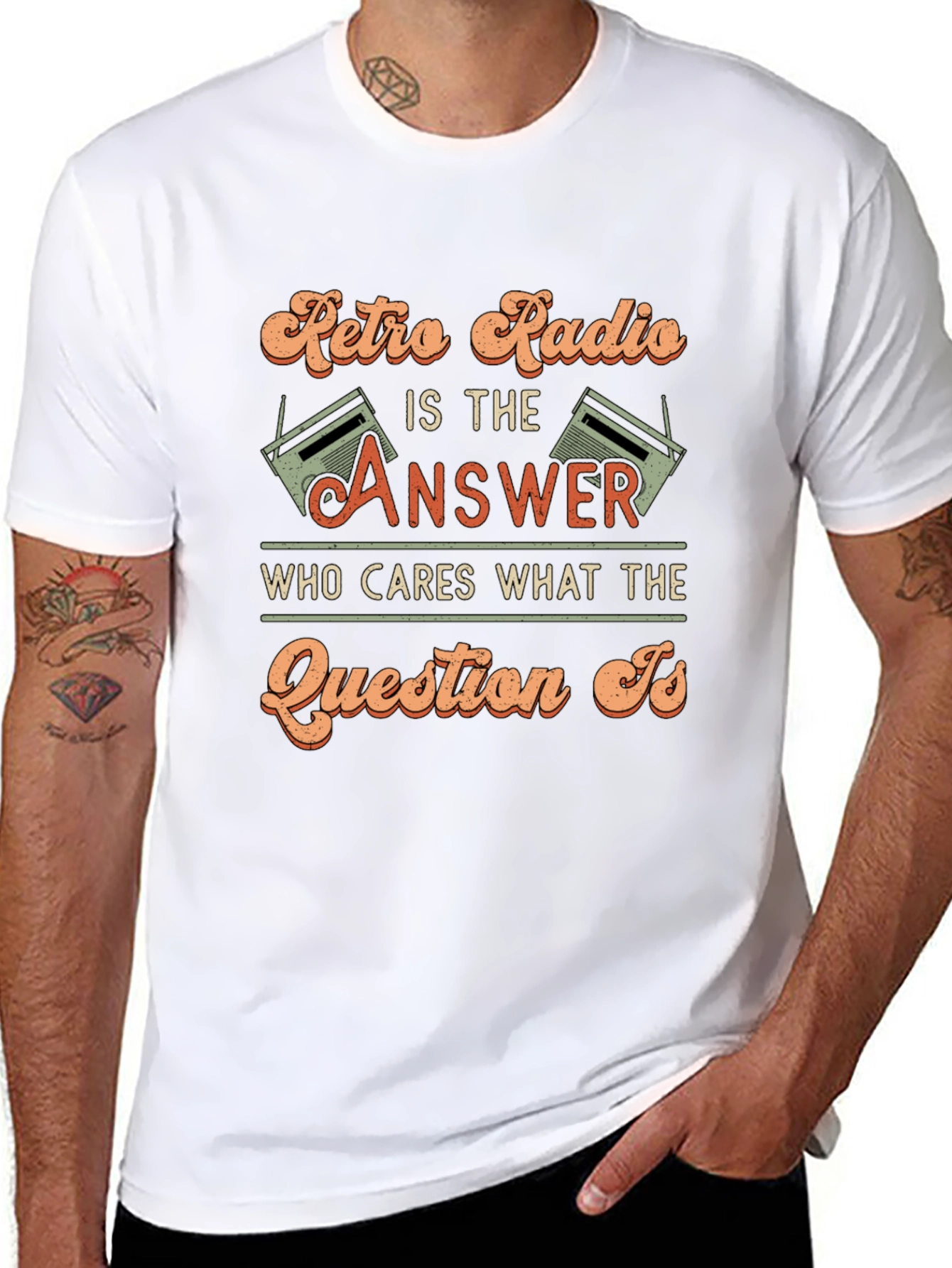 Retro Radio is the Answer T-Shirt