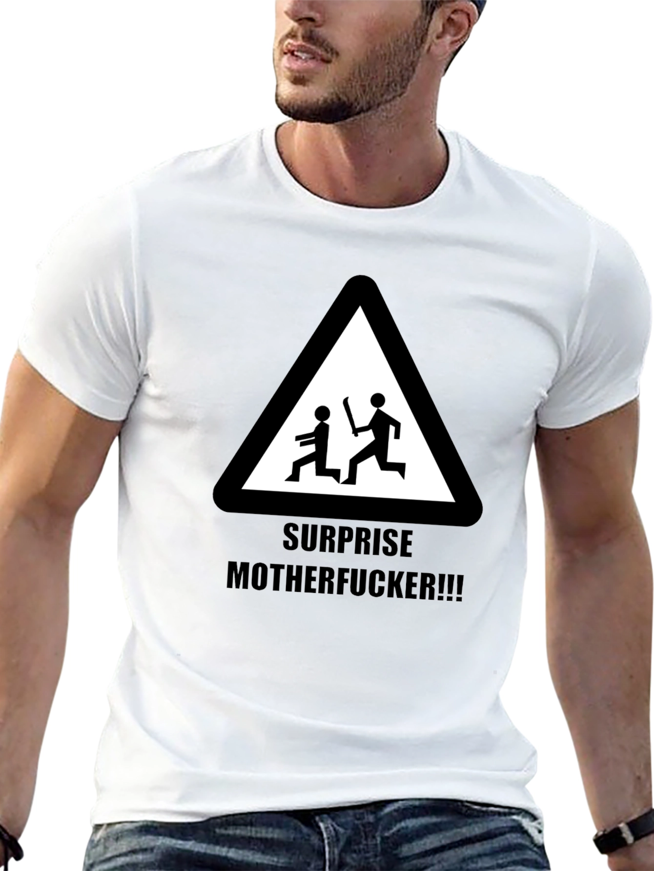 Surprise Offensive Humor Graphic Tee