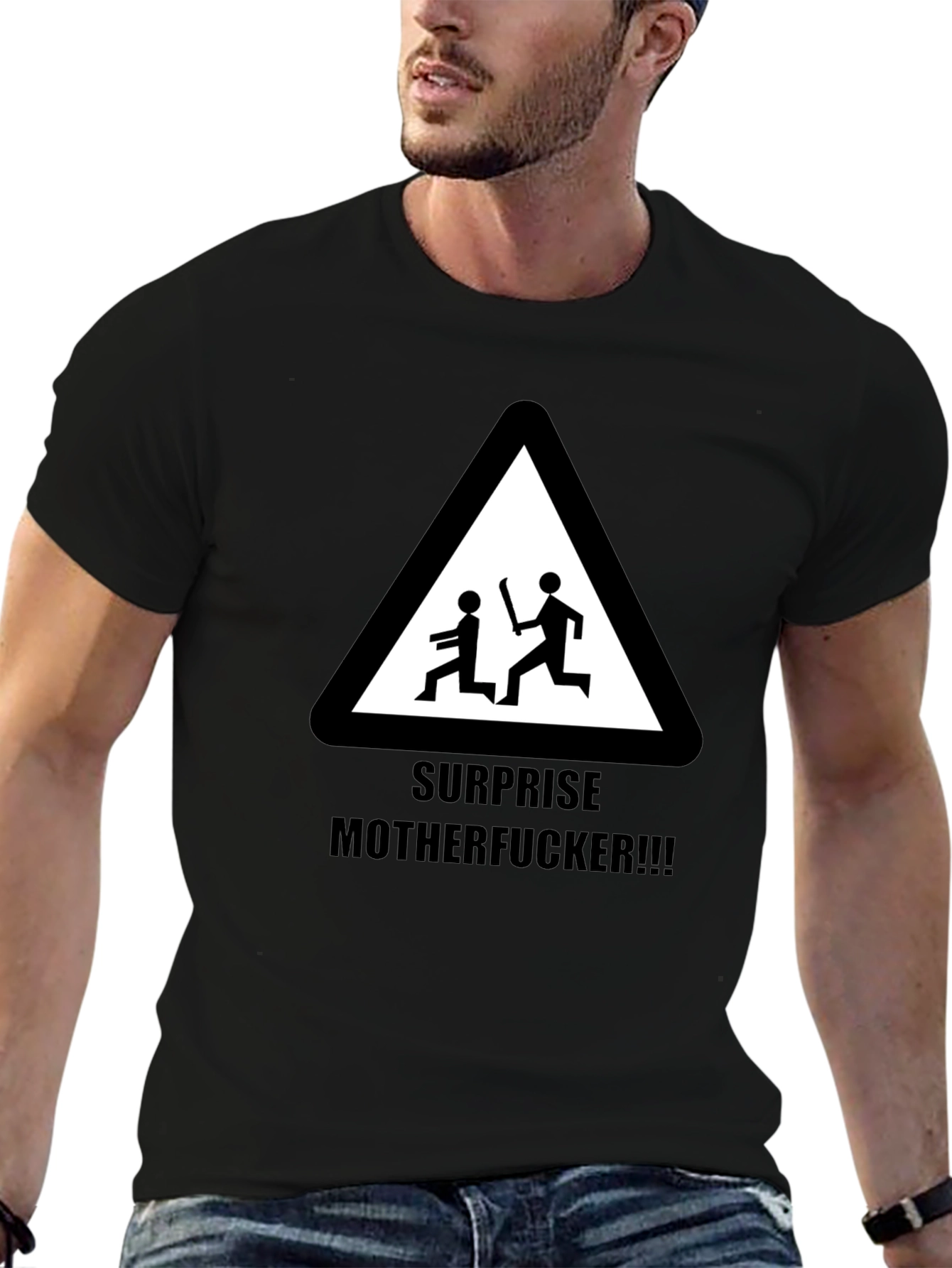 Surprise Offensive Humor Graphic Tee