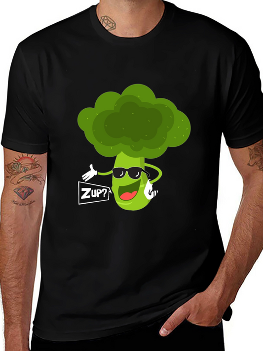 Funny Broccoli Graphic T-Shirt - ZUP? Design