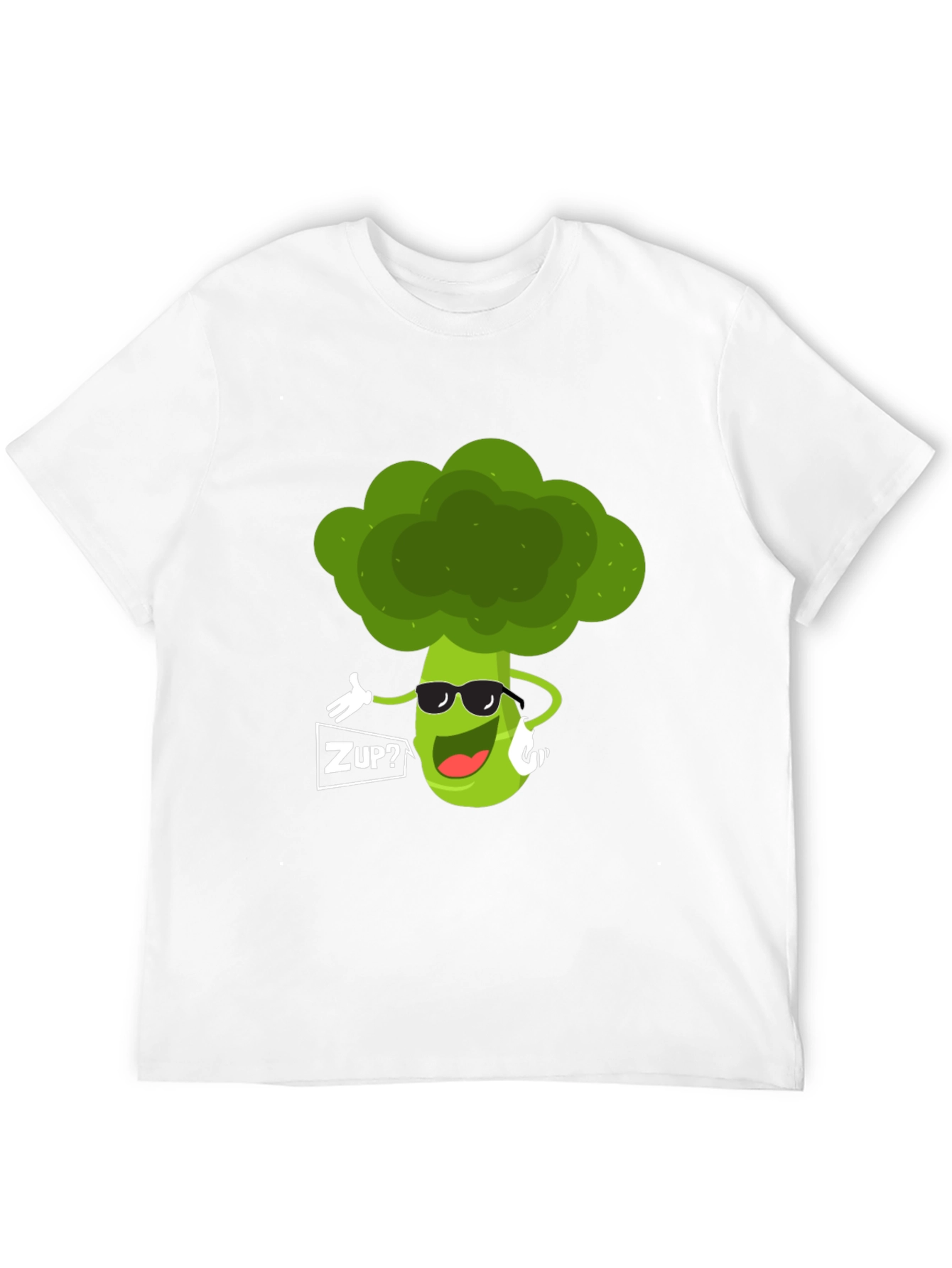 Funny Broccoli Graphic T-Shirt - ZUP? Design
